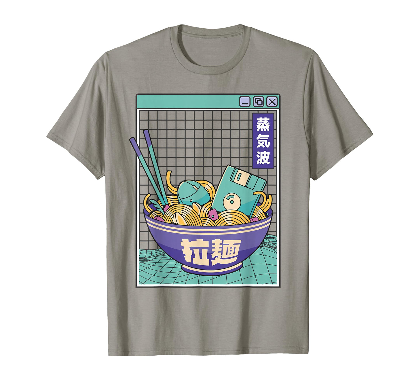 Ramen Noodles Bowl Kawaii Weirdcore T-Shirt - Graphic Print Unisex - T-Shirt, Sweatshirt, Hoodie