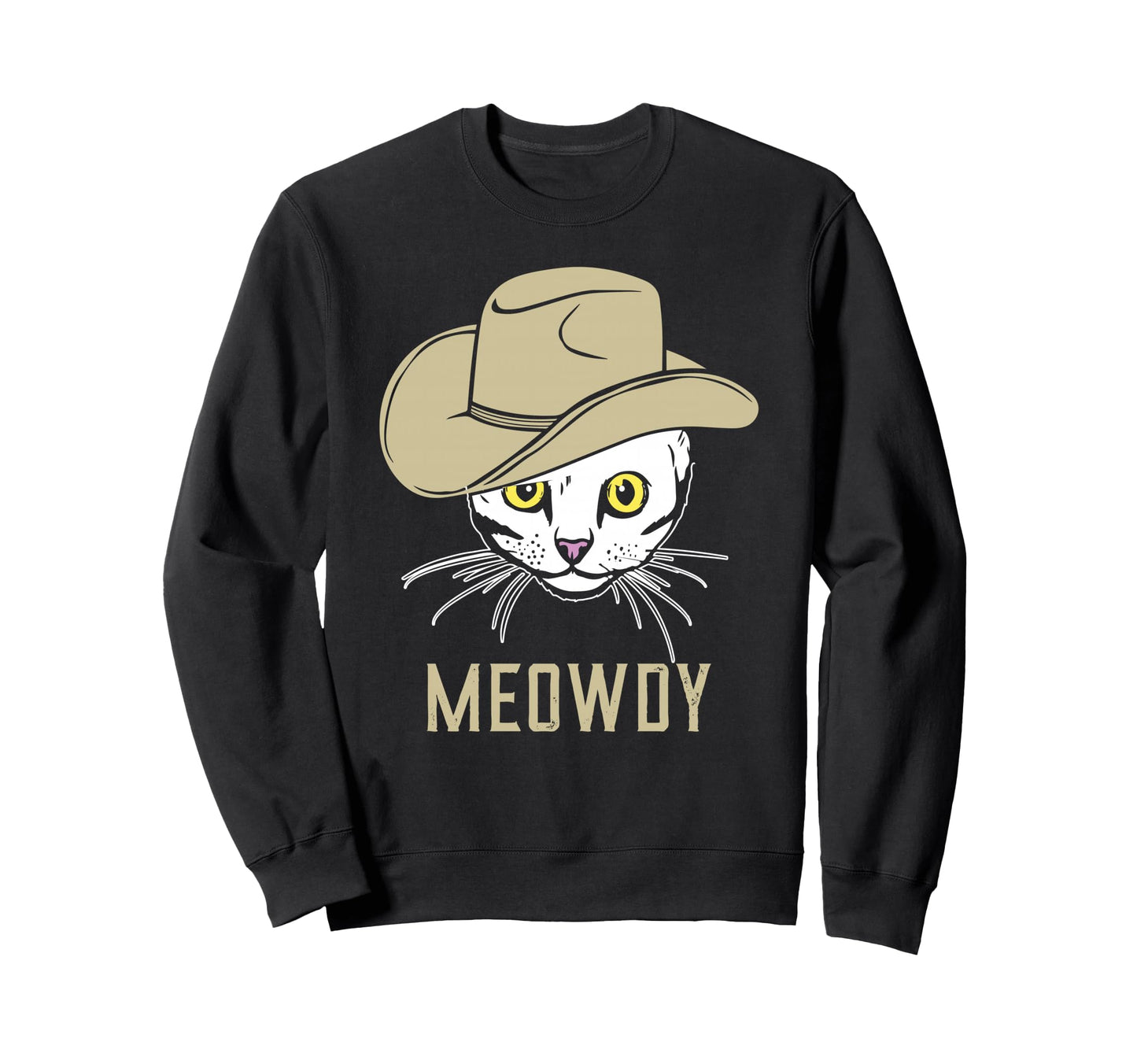 Funny Meowdy Meme Cat Lover Meow Sweatshirt - Aesthetic Graphic Men Women - T-Shirt, Sweatshirt, Hoodie