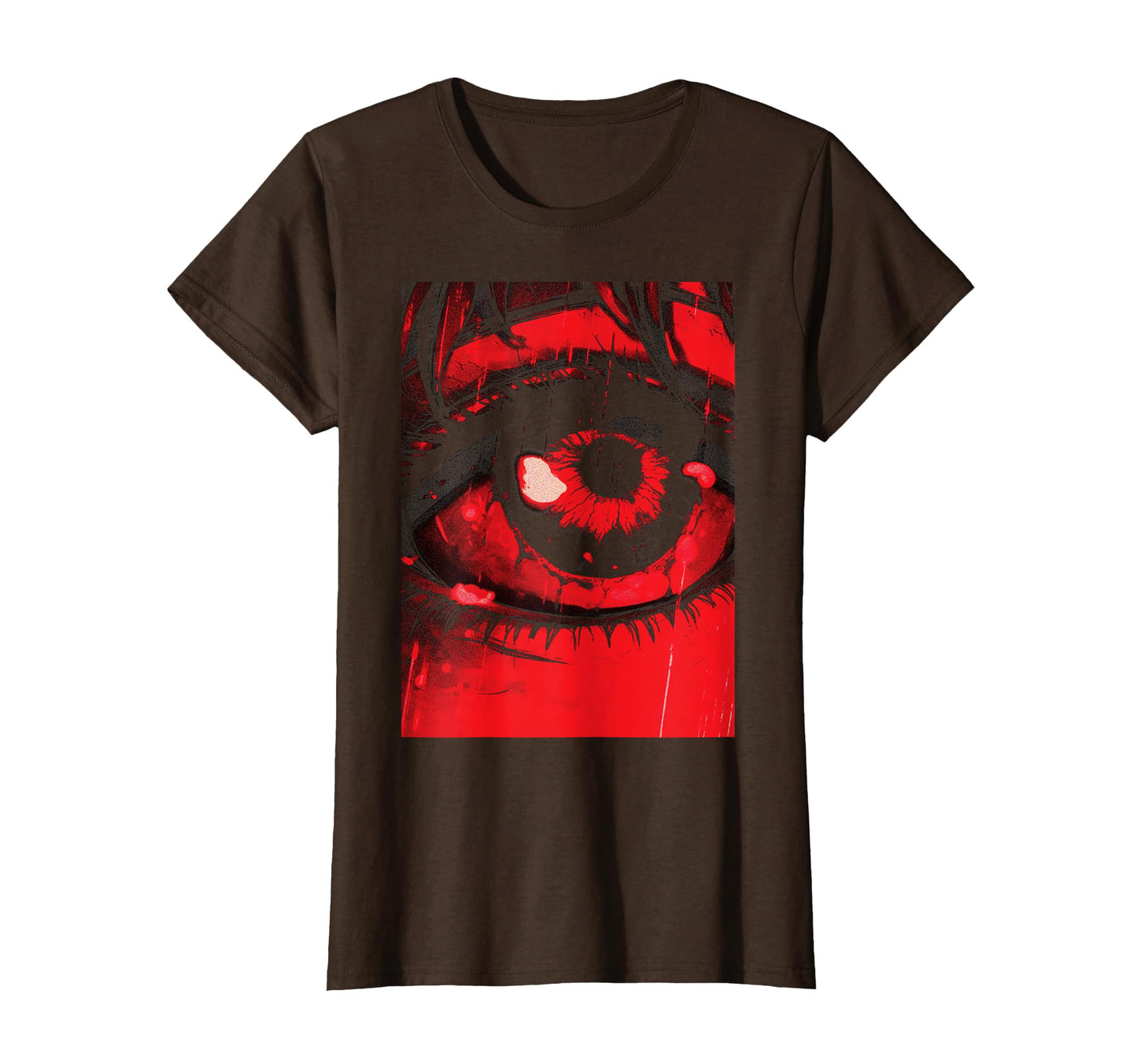 Dark Grunge Eyeball Horror Goth T-Shirt - Custom Art Print for Adults - T-Shirt, Sweatshirt, Hoodie