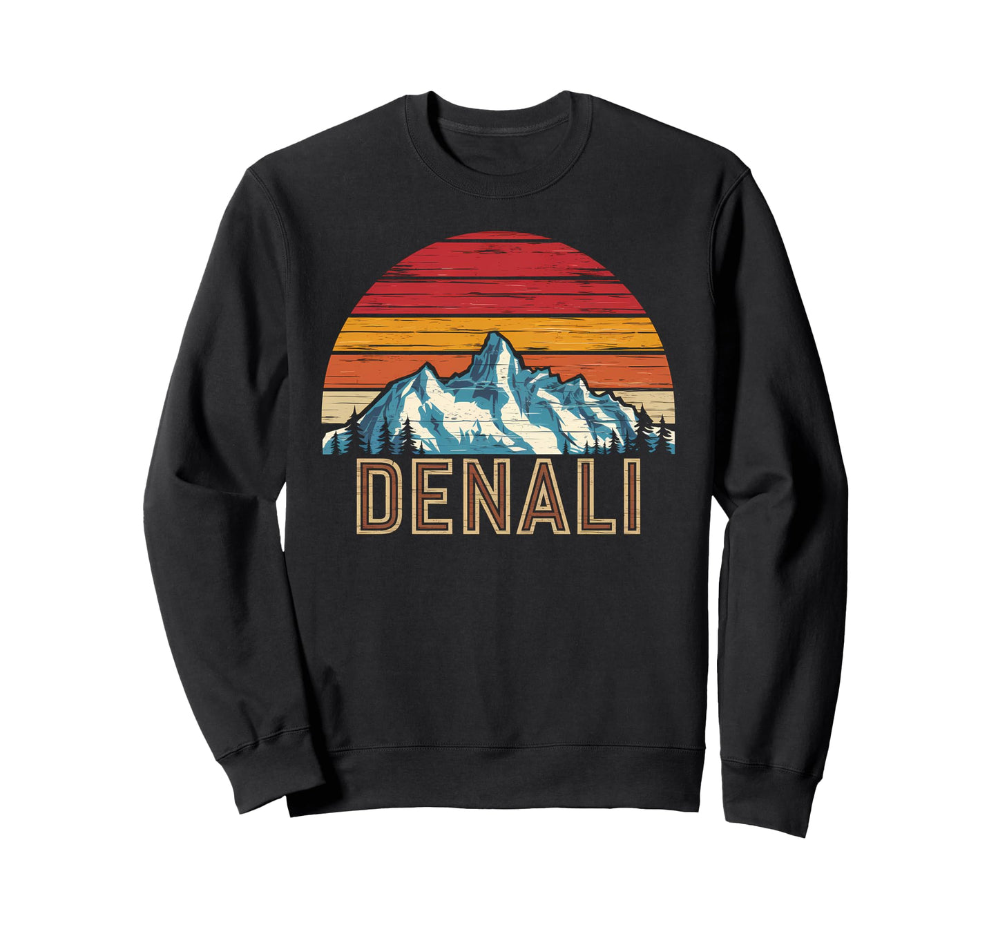 Denali Est 1917 Alaska National Park Sweatshirt - Aesthetic Graphic Unisex - T-Shirt, Sweatshirt, Hoodie