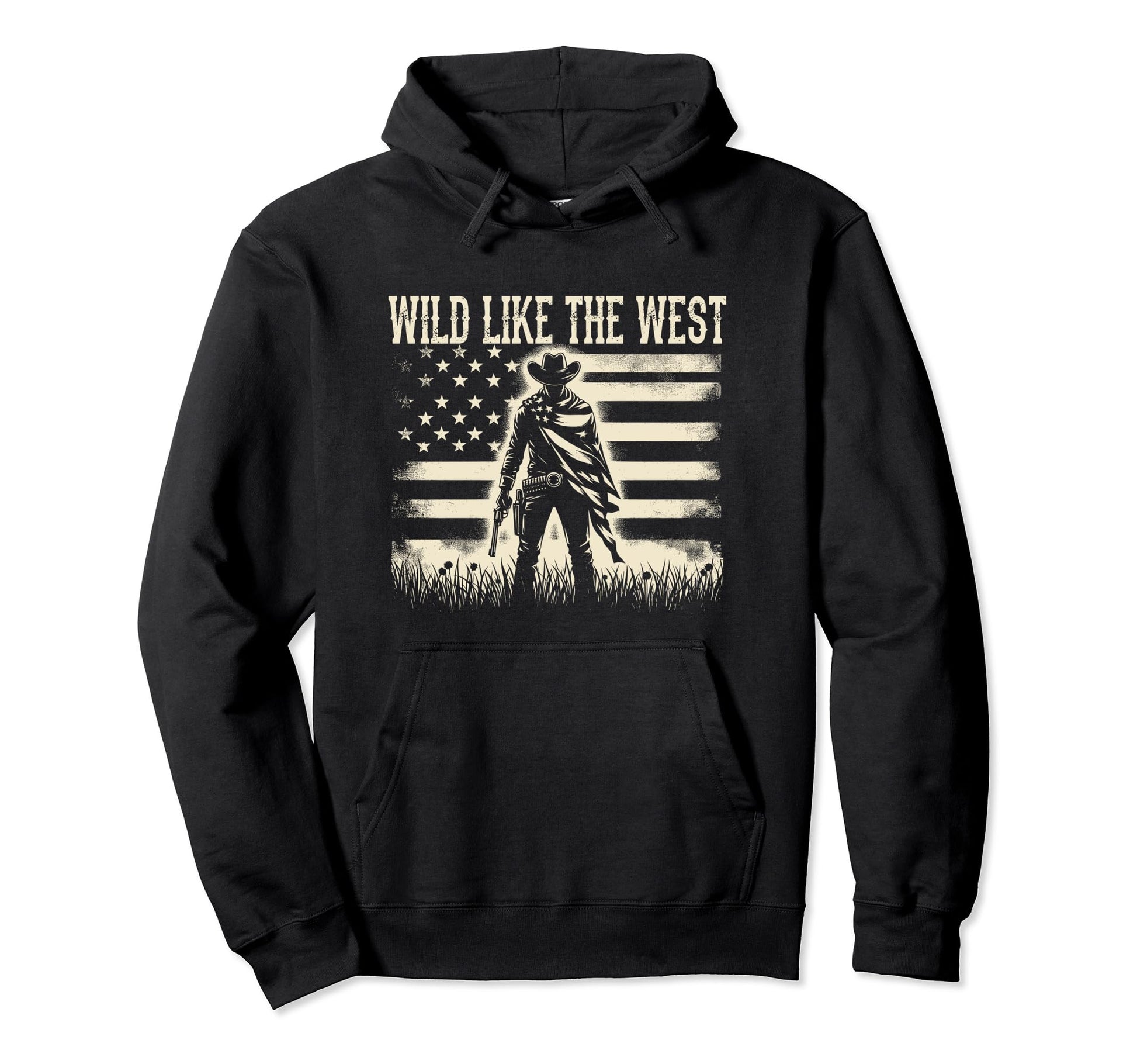 Wild Like West Country Fan Western Hoodie - Casual Everyday Wear Men Women - T-Shirt, Sweatshirt, Hoodie