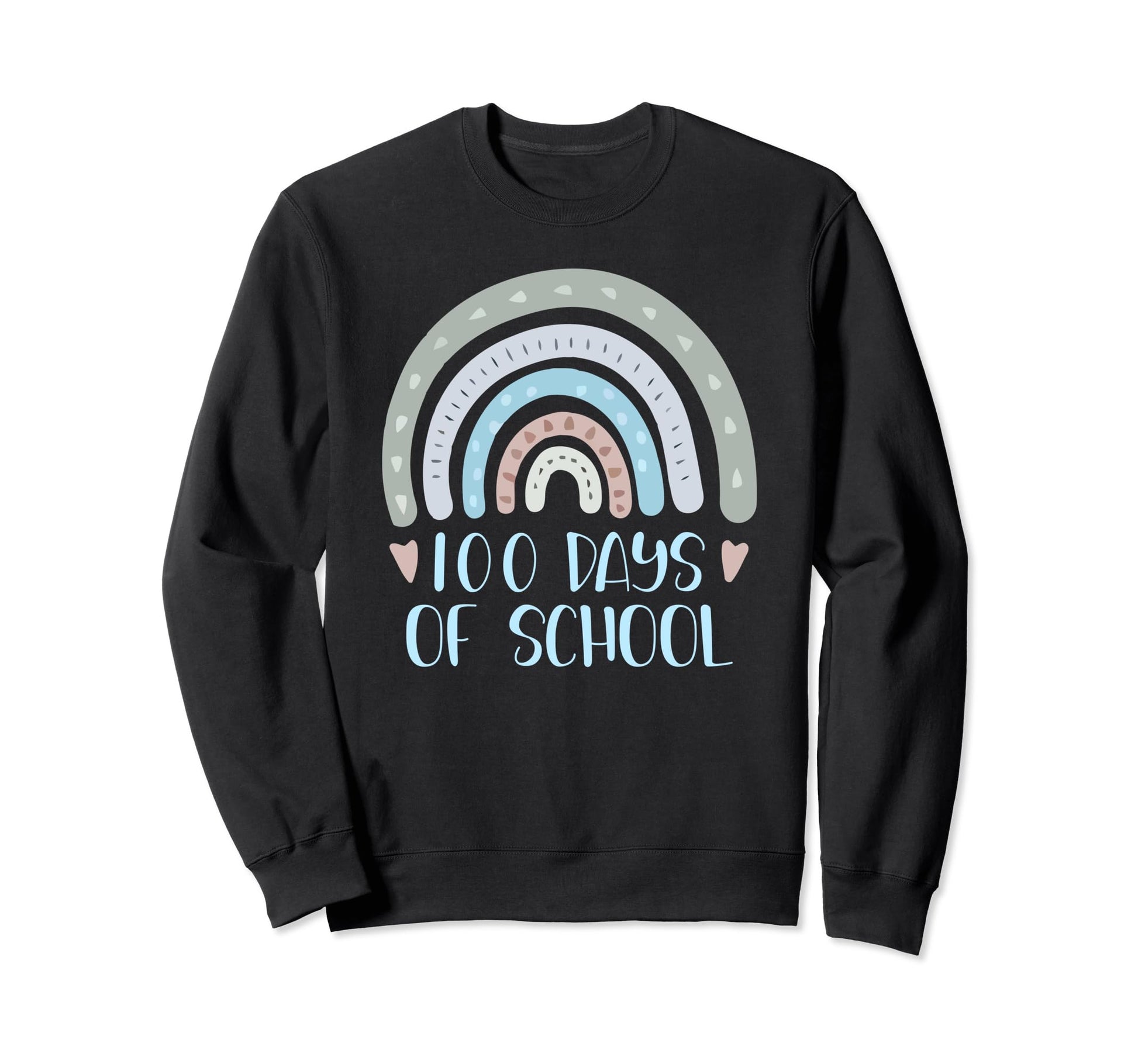 100 Days School Teacher Student Sweatshirt - Aesthetic Graphic Men Women - T-Shirt, Sweatshirt, Hoodie