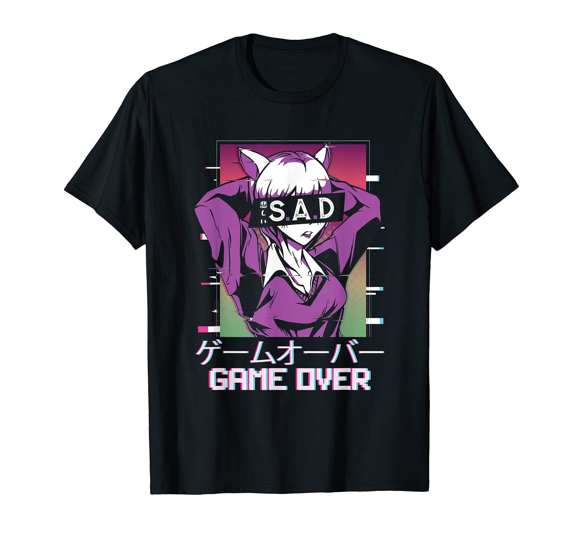 Game Is Over Japan Aesthetic Sad Anime T-Shirt - Aesthetic Graphic Unisex - T-Shirt, Sweatshirt, Hoodie