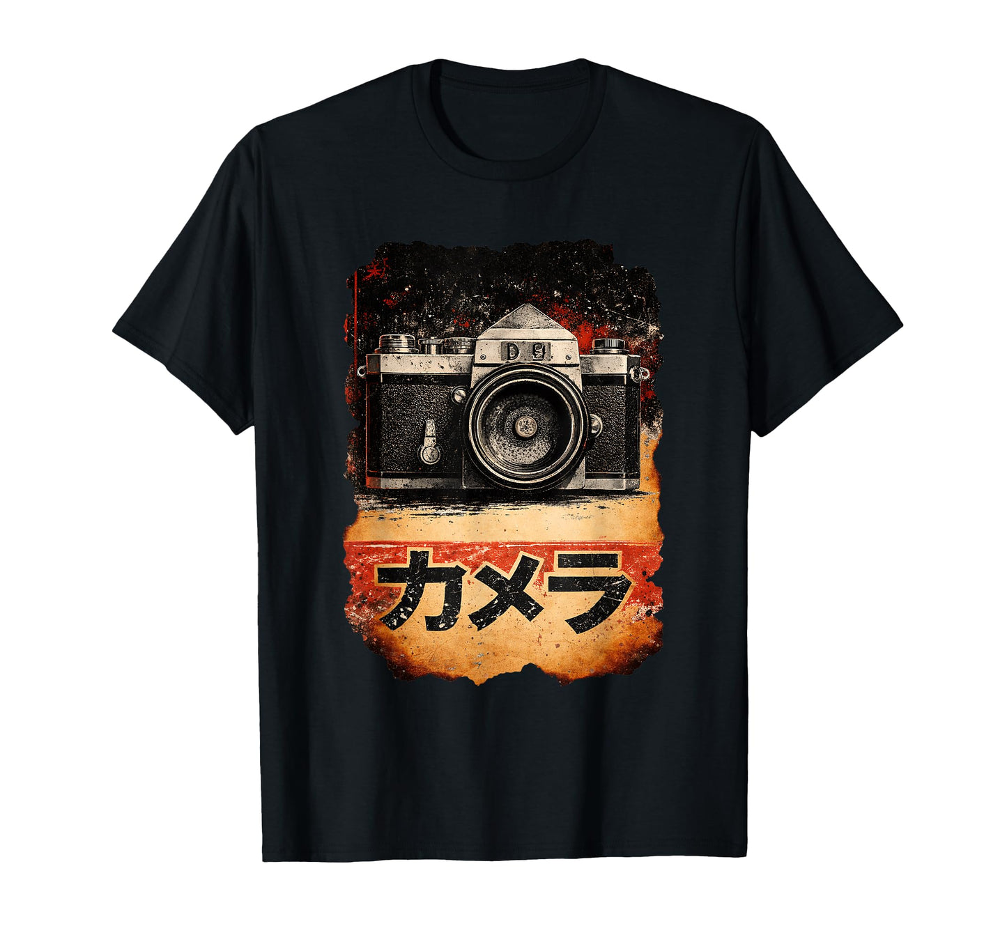 Japanese Analog Slr Camera T-Shirt - Custom Art Print for Adults - T-Shirt, Sweatshirt, Hoodie