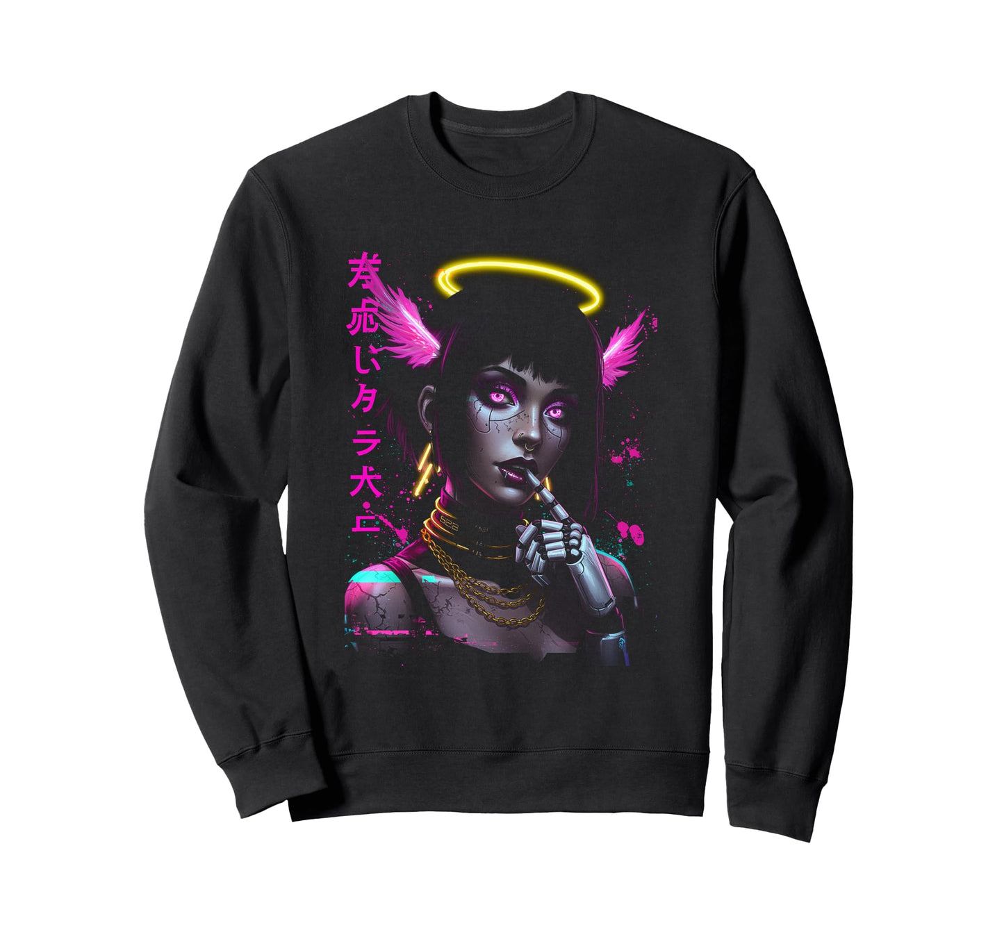 Japanese Aesthetic Streetwear Sweatshirt - Casual Everyday Wear Men Women - T-Shirt, Sweatshirt, Hoodie