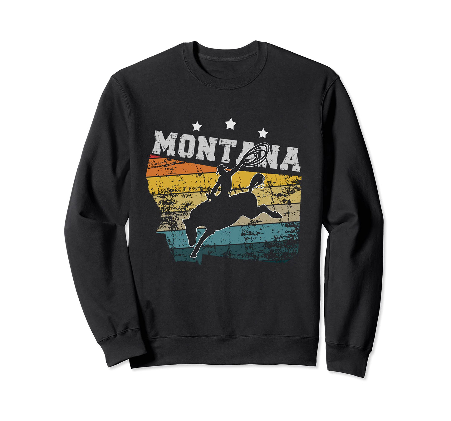 Montana Cowboy Sweatshirt - Novelty Apparel for Adults - T-Shirt, Sweatshirt, Hoodie