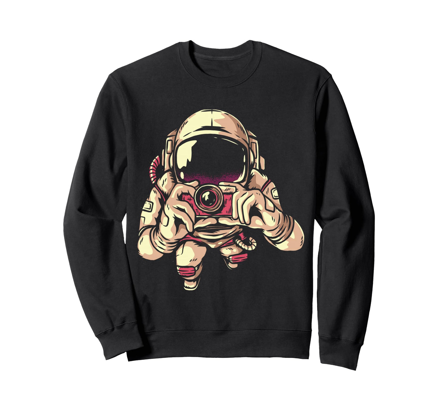 Vaporwave Aesthetic Astronaut Sweatshirt - Minimalist Print Men Women - T-Shirt, Sweatshirt, Hoodie
