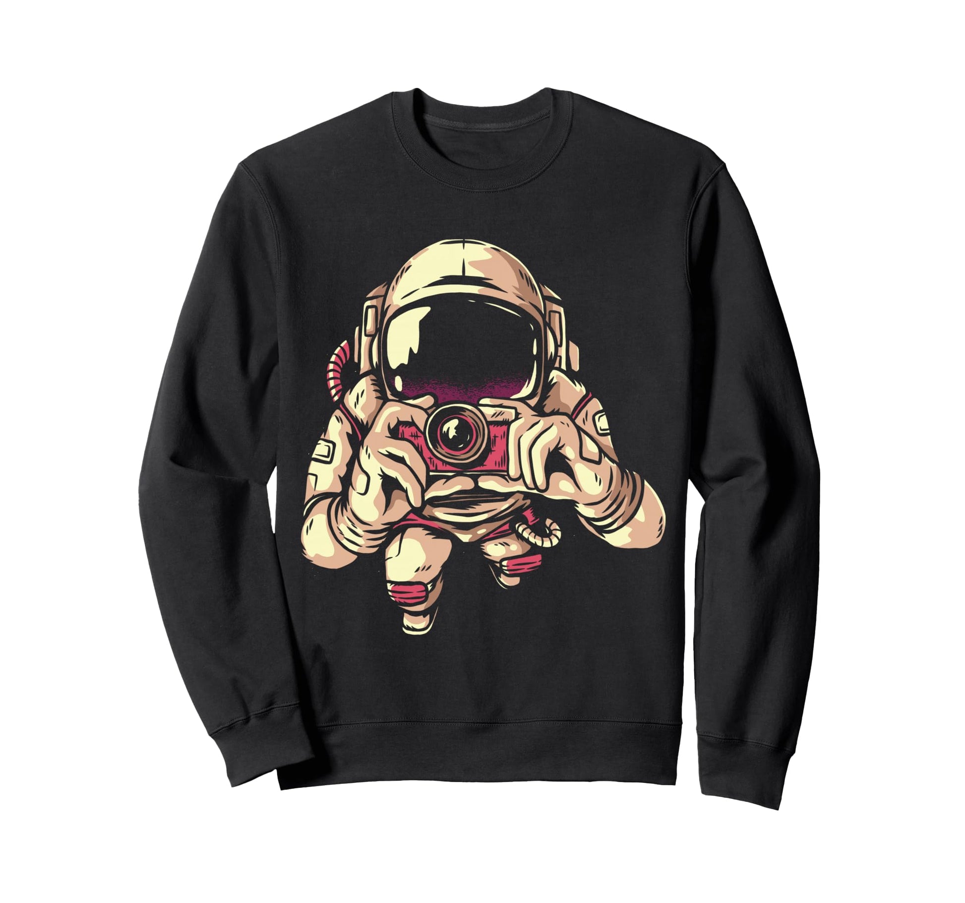 Vaporwave Aesthetic Astronaut Sweatshirt - Minimalist Print Men Women - T-Shirt, Sweatshirt, Hoodie
