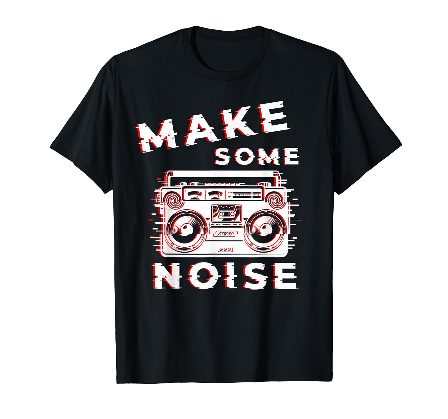 Ghetto Blaster Boombox Cassette Tape T-Shirt - Graphic Print for Adults - T-Shirt, Sweatshirt, Hoodie