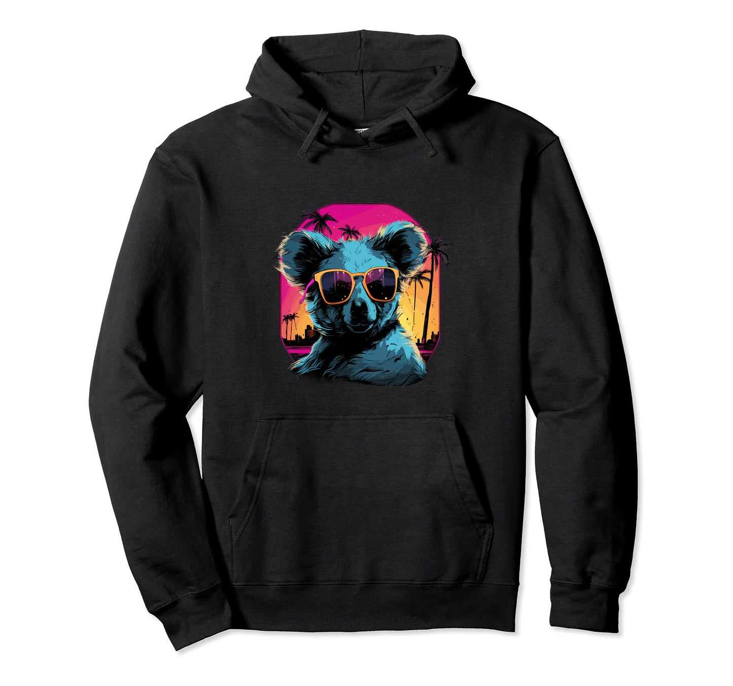 Funny Koalas Vaporwave Aesthetic Animal Hoodie - Aesthetic Graphic Unisex - T-Shirt, Sweatshirt, Hoodie