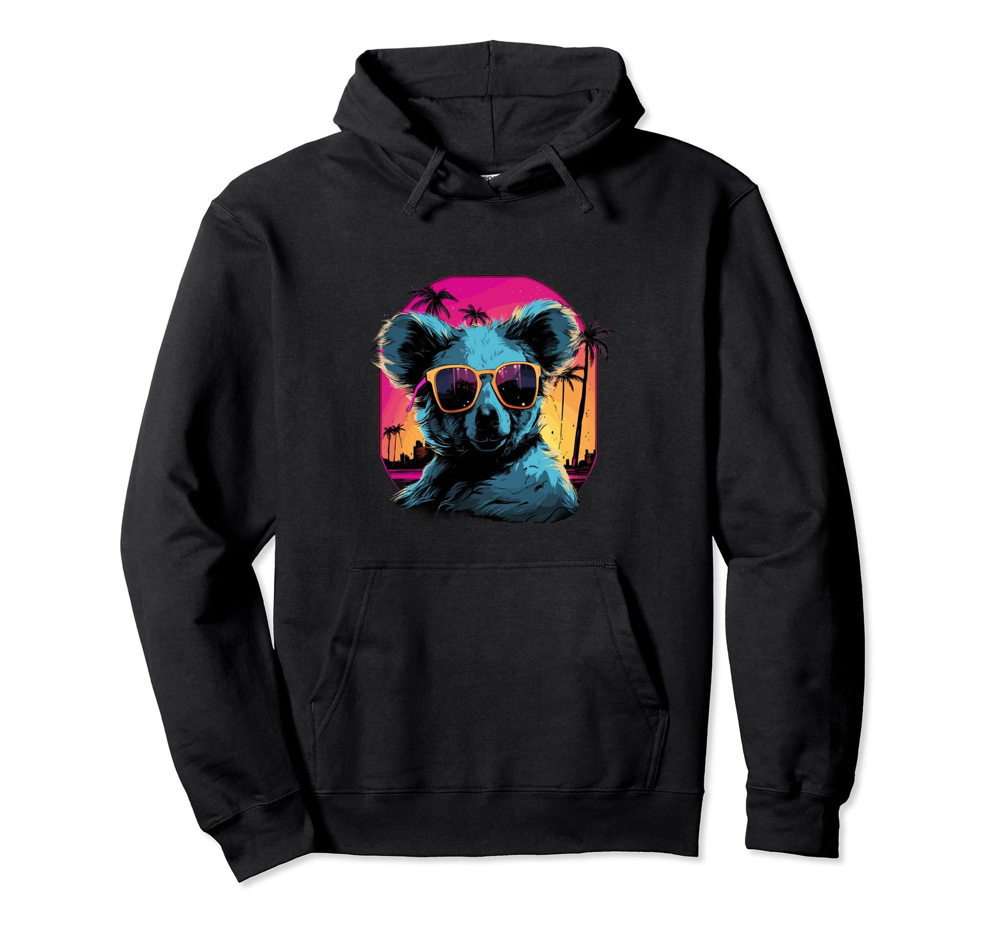 Funny Koalas Vaporwave Aesthetic Animal Hoodie - Aesthetic Graphic Unisex - T-Shirt, Sweatshirt, Hoodie