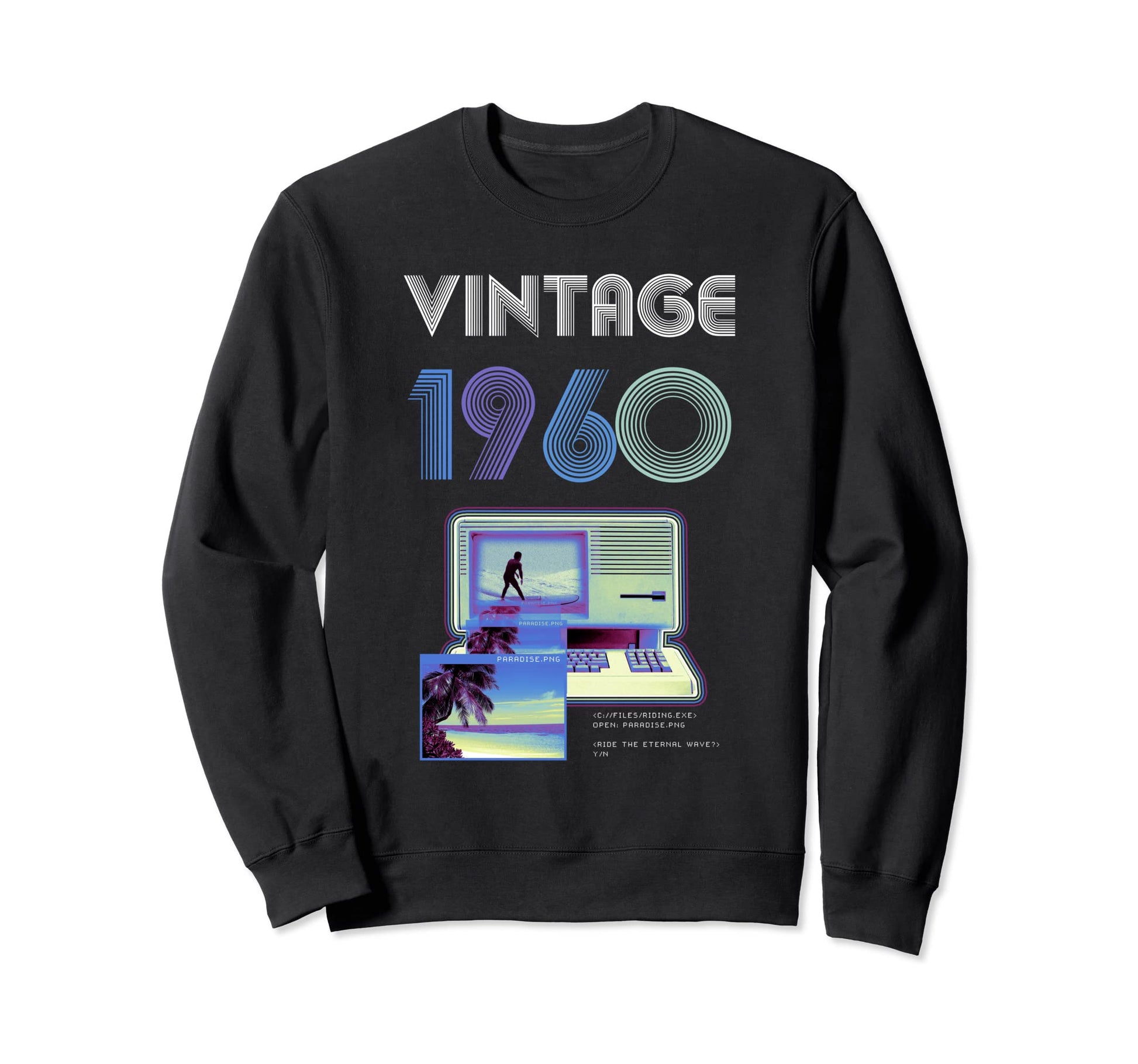 Vaporwave Aesthetic Grunge Gaming 1960 Sweatshirt - Streetwear Style Unisex - T-Shirt, Sweatshirt, Hoodie