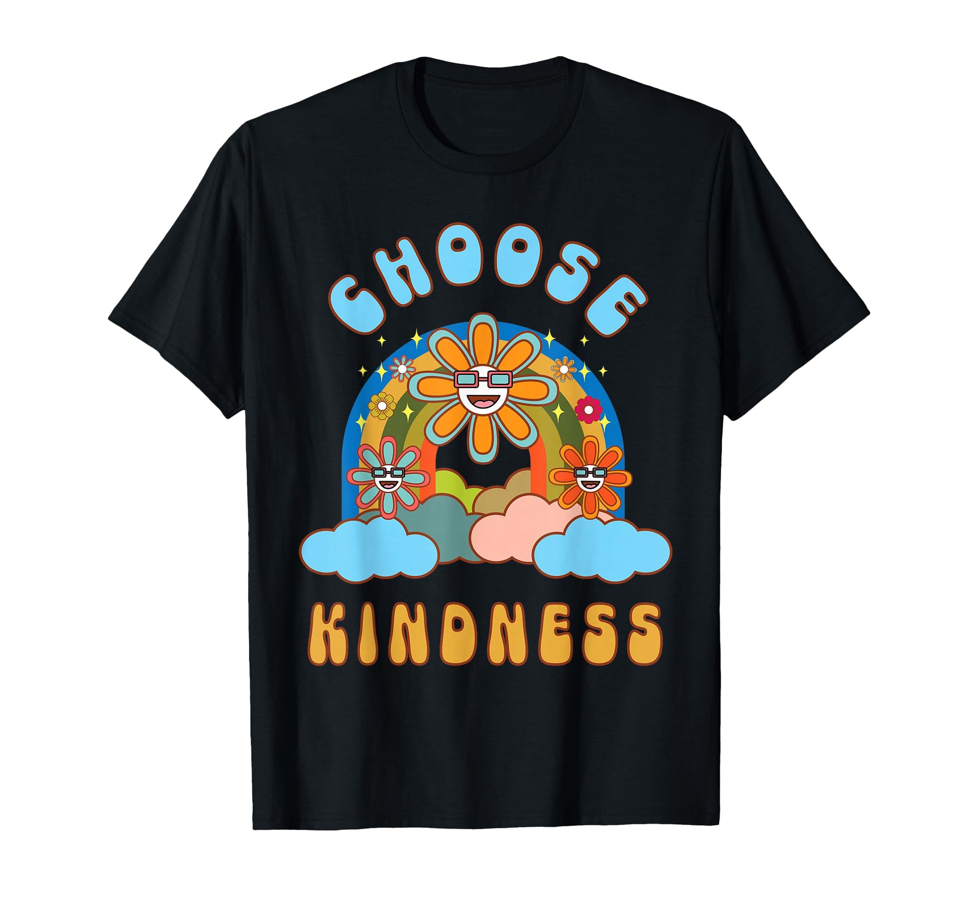 Choose Kindness Groovy Be Kind T-Shirt - Novelty Apparel Unisex - T-Shirt, Sweatshirt, Hoodie