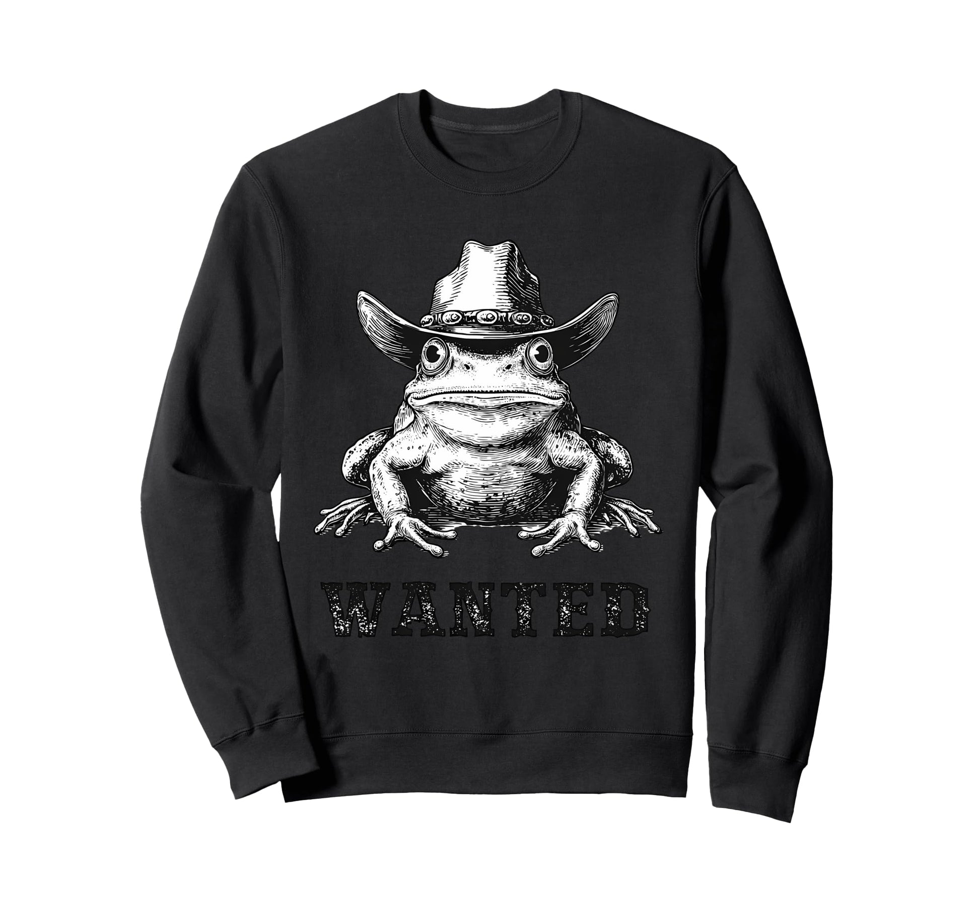 Frog Cowboy Rodeo Cowgirl Toad Sweatshirt - Casual Everyday Wear Men Women - T-Shirt, Sweatshirt, Hoodie