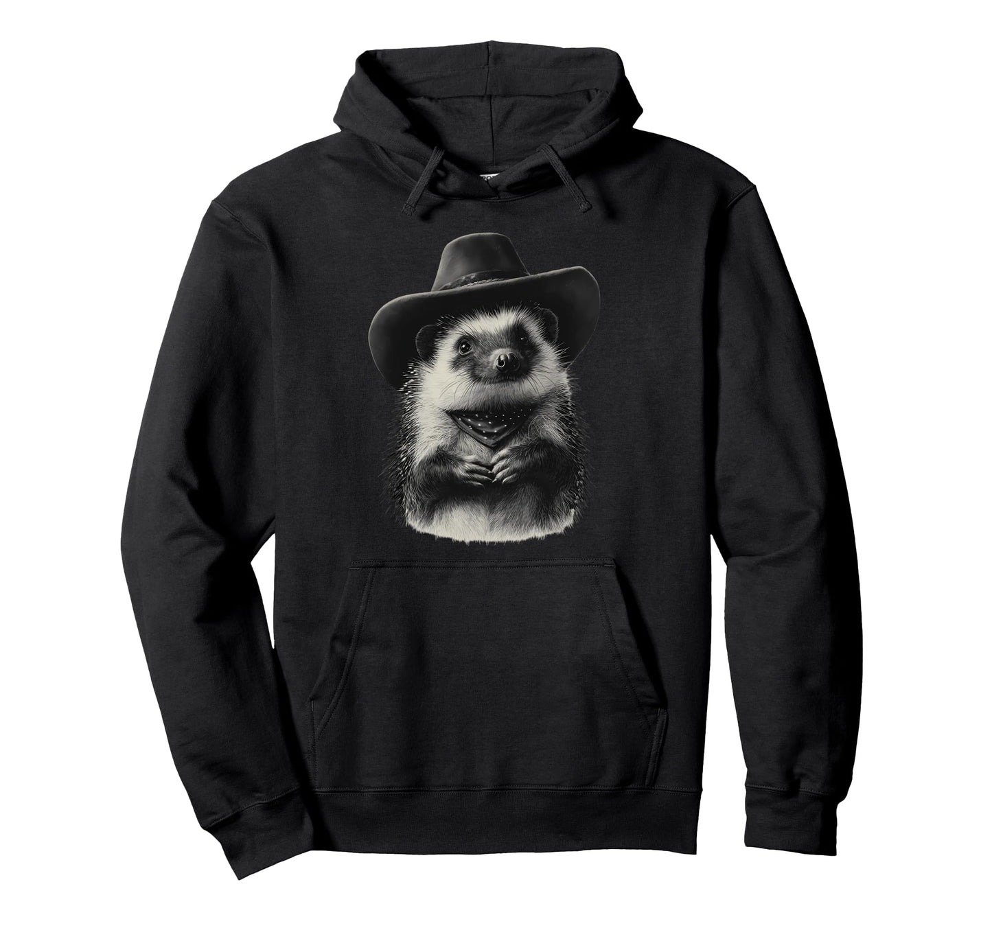Country Cowboy Hedgehog Rodeo Cowgirl Hoodie - Casual Everyday Wear Unisex - T-Shirt, Sweatshirt, Hoodie