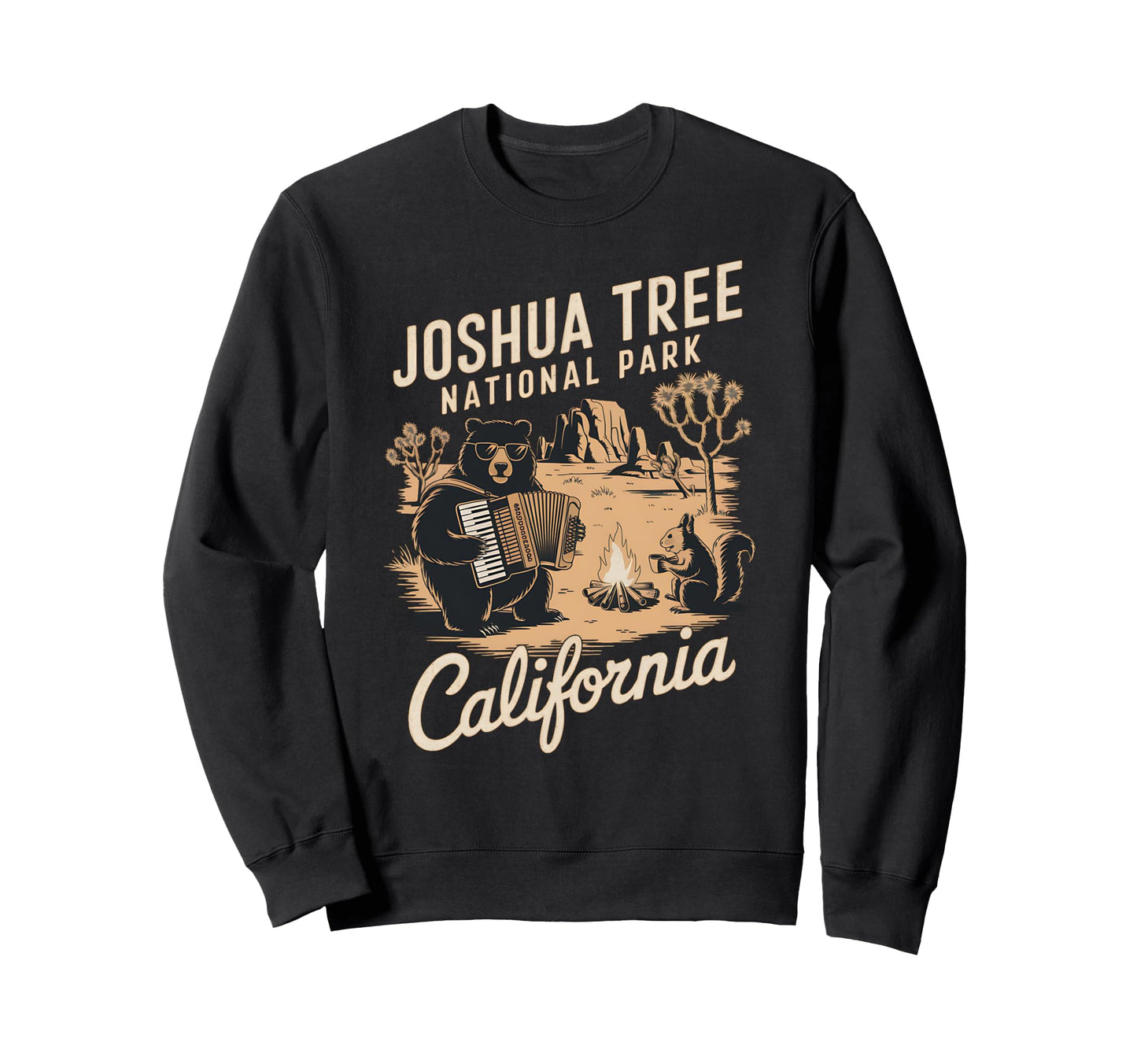 Joshua Tree National Park Sweatshirt - Fun Novelty Design for Adults - T-Shirt, Sweatshirt, Hoodie