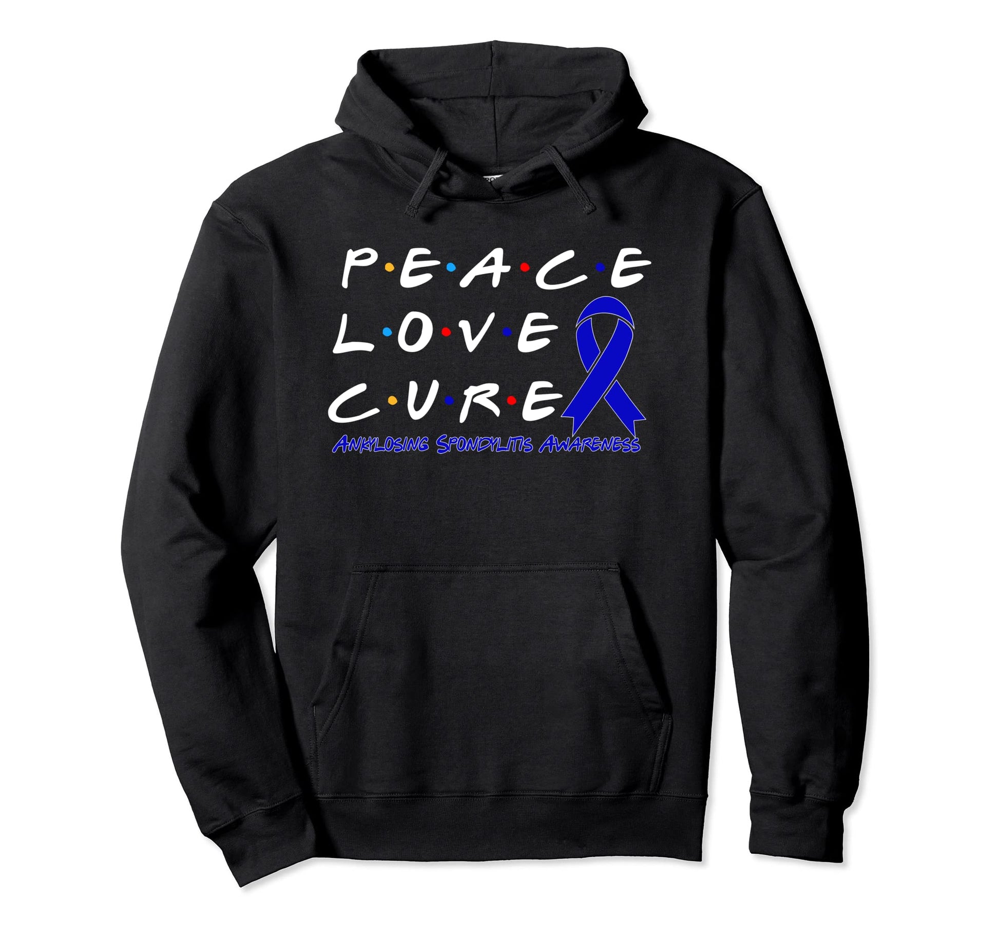 Ankylosing Spondylitis Awareness Hoodie - Minimalist Print for Adults - T-Shirt, Sweatshirt, Hoodie