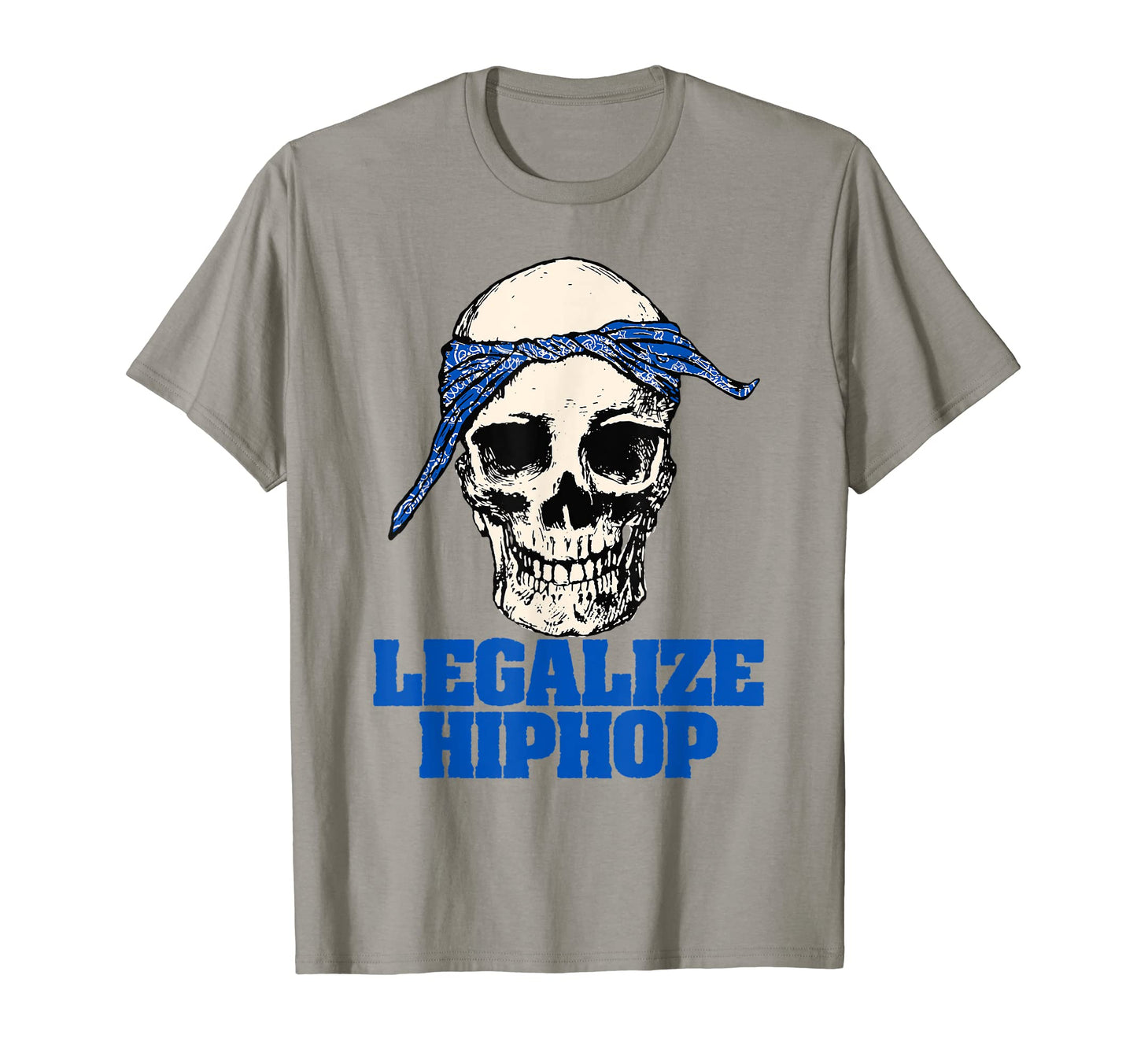 Legalize Hiphop Skull Do Rag Bandana T-Shirt - Graphic Print for Adults - T-Shirt, Sweatshirt, Hoodie