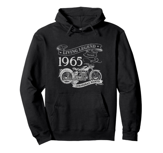 60Th Birthday 1965 Living Legend Hoodie - Custom Art Print for Adults - T-Shirt, Sweatshirt, Hoodie