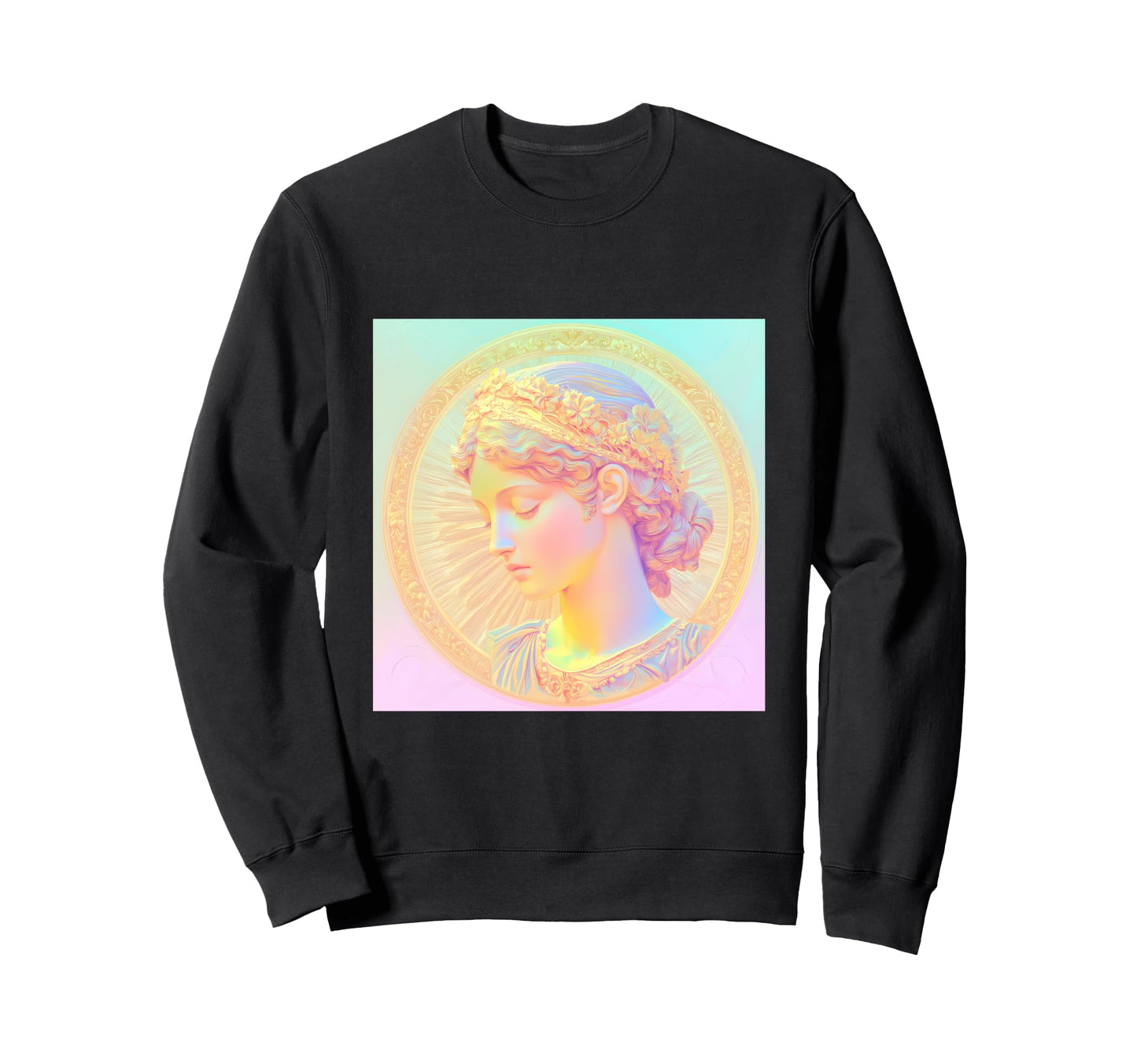 Vaporwave Aesthetic Venus Goddess Sweatshirt - Trendy Graphic for Adults - T-Shirt, Sweatshirt, Hoodie