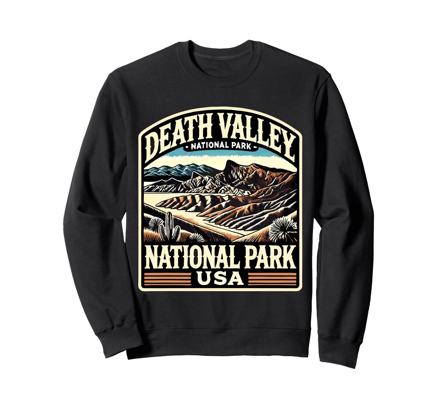 Death Valley National Park Sweatshirt - Minimalist Print for Adults - T-Shirt, Sweatshirt, Hoodie