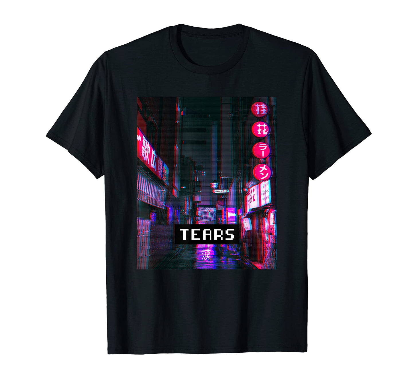 Tears Aesthetic Vaporwave Japan T-Shirt - Novelty Apparel Men Women - T-Shirt, Sweatshirt, Hoodie