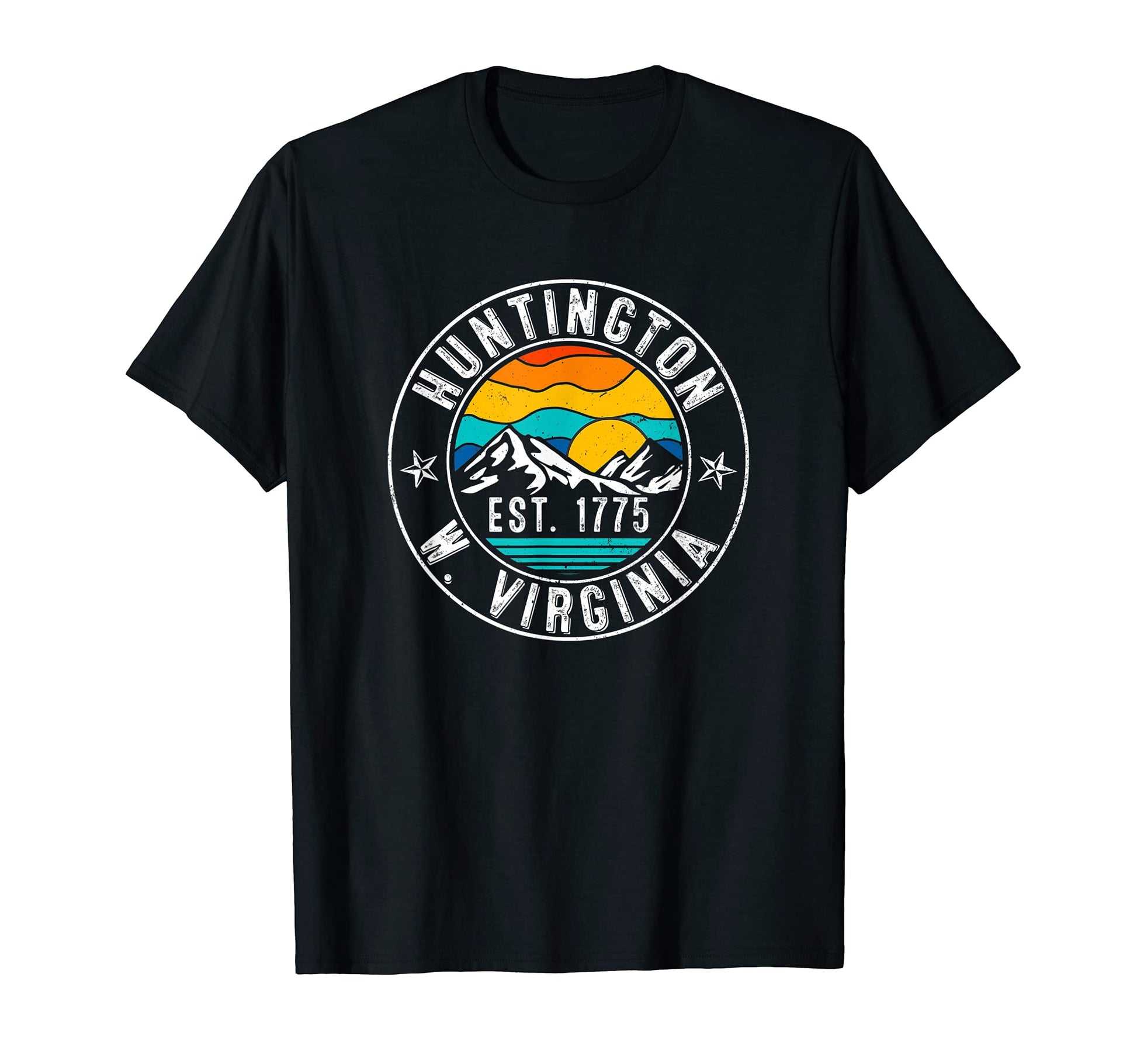 70S 80S Huntington West Virginia Wv T-Shirt - Graphic Print for Adults - T-Shirt, Sweatshirt, Hoodie