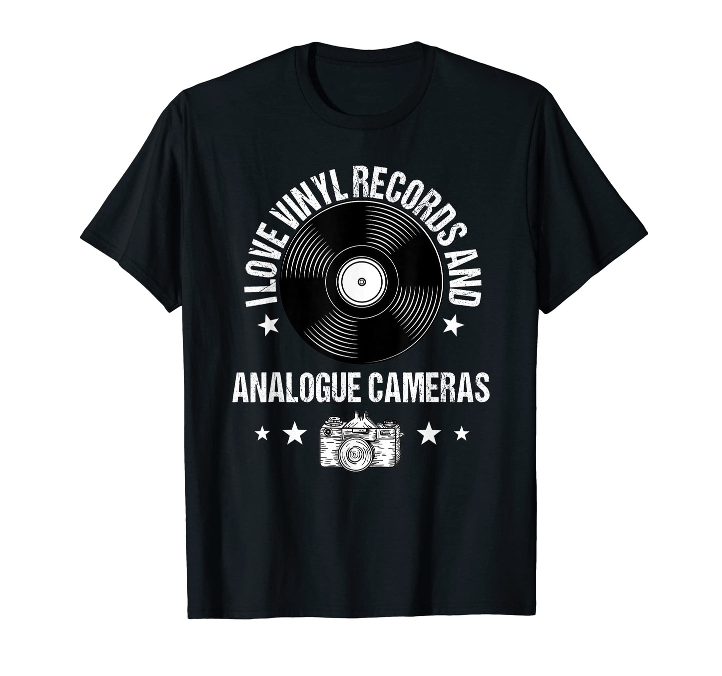 Vinyl Record And Photography Lover T-Shirt - Aesthetic Graphic Men Women - T-Shirt, Sweatshirt, Hoodie