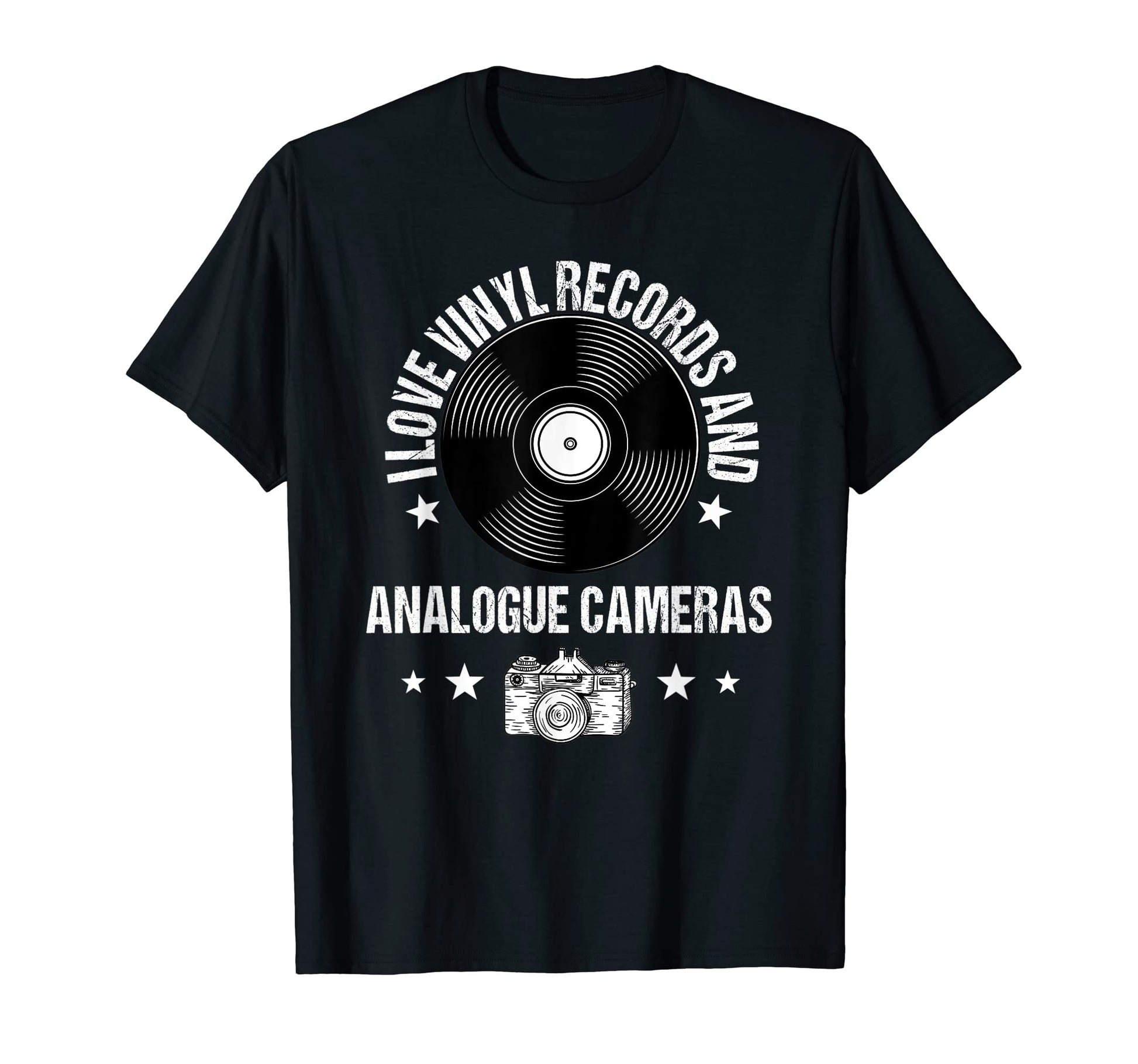 Vinyl Record And Photography Lover T-Shirt - Aesthetic Graphic Men Women - T-Shirt, Sweatshirt, Hoodie