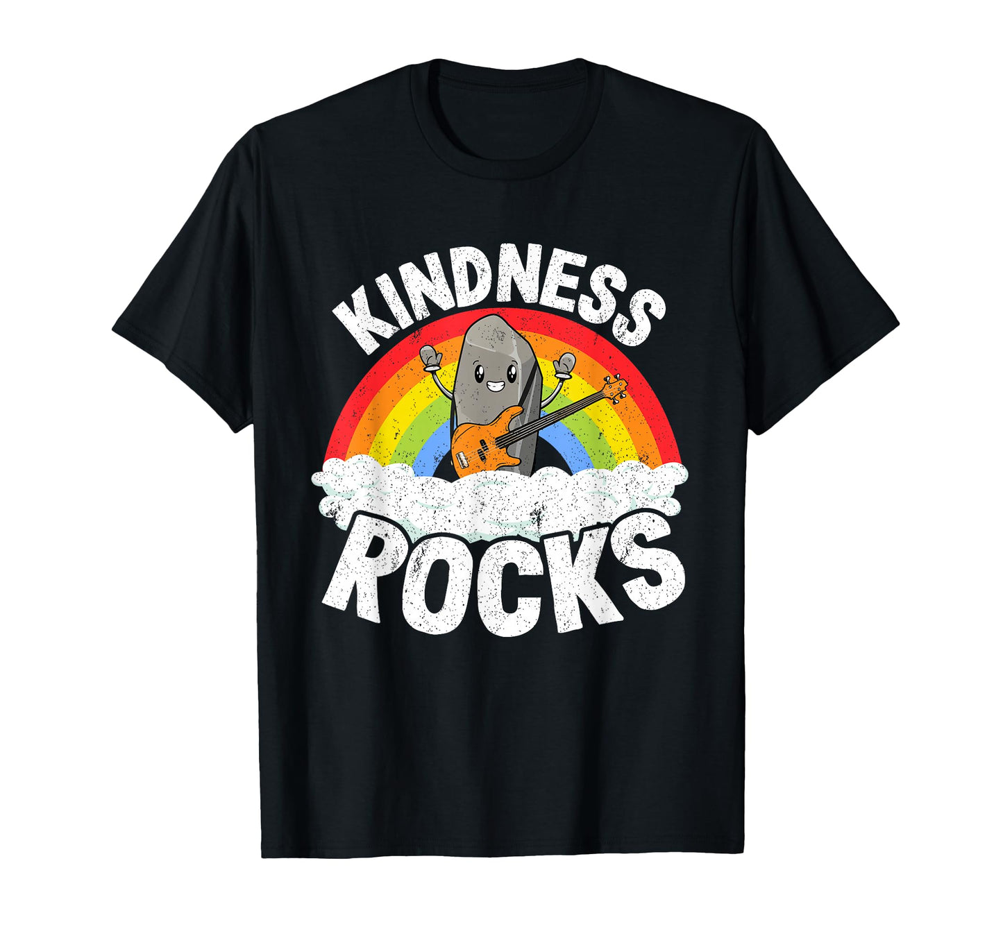 Anti Bullying Rainbow Music Teacher T-Shirt - Minimalist Print for Adults - T-Shirt, Sweatshirt, Hoodie