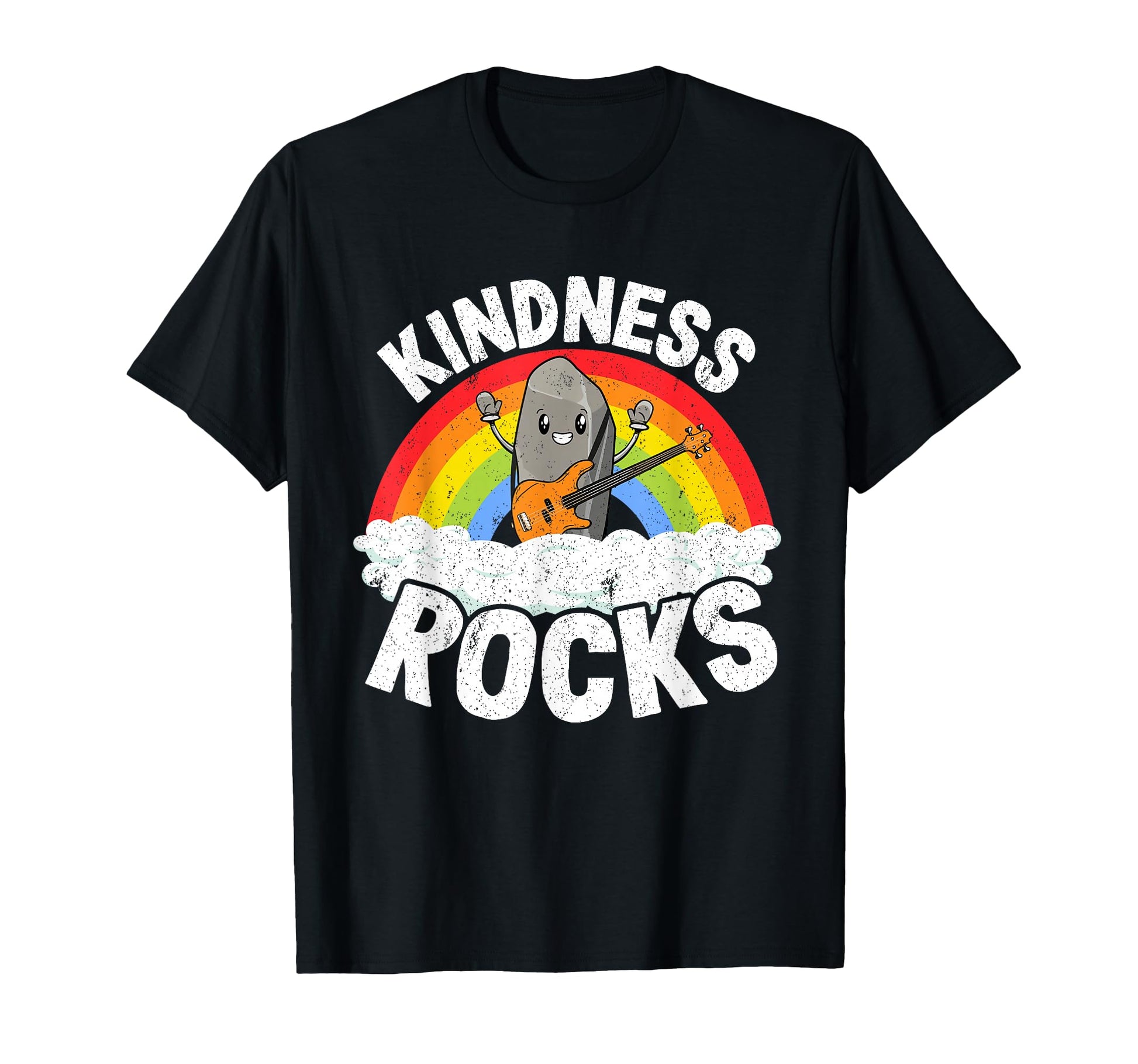 Anti Bullying Rainbow Music Teacher T-Shirt - Minimalist Print for Adults - T-Shirt, Sweatshirt, Hoodie