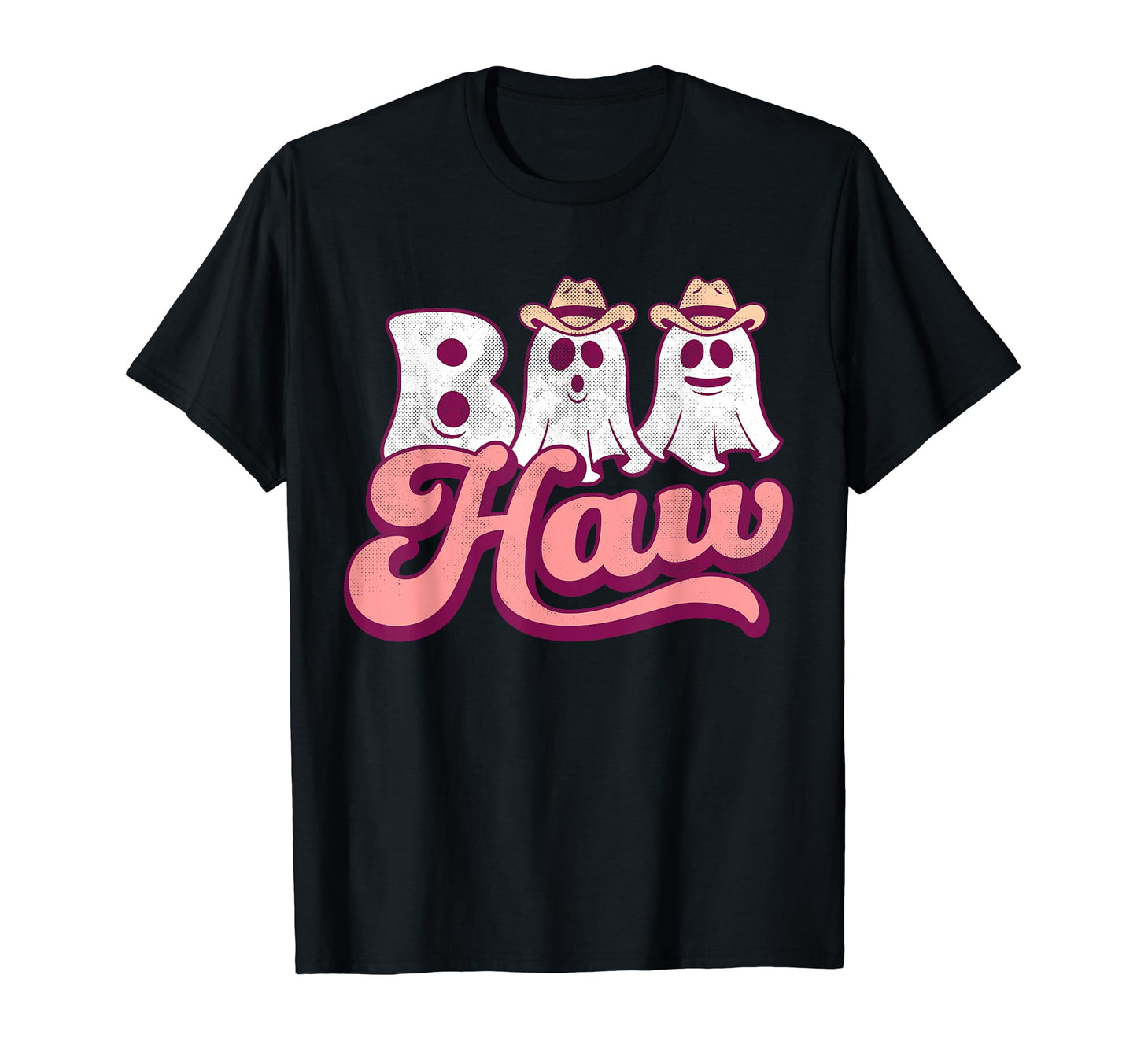 Groovy Boo Haw Western Cowboy Cowgirl T-Shirt - Trendy Graphic Men Women - T-Shirt, Sweatshirt, Hoodie