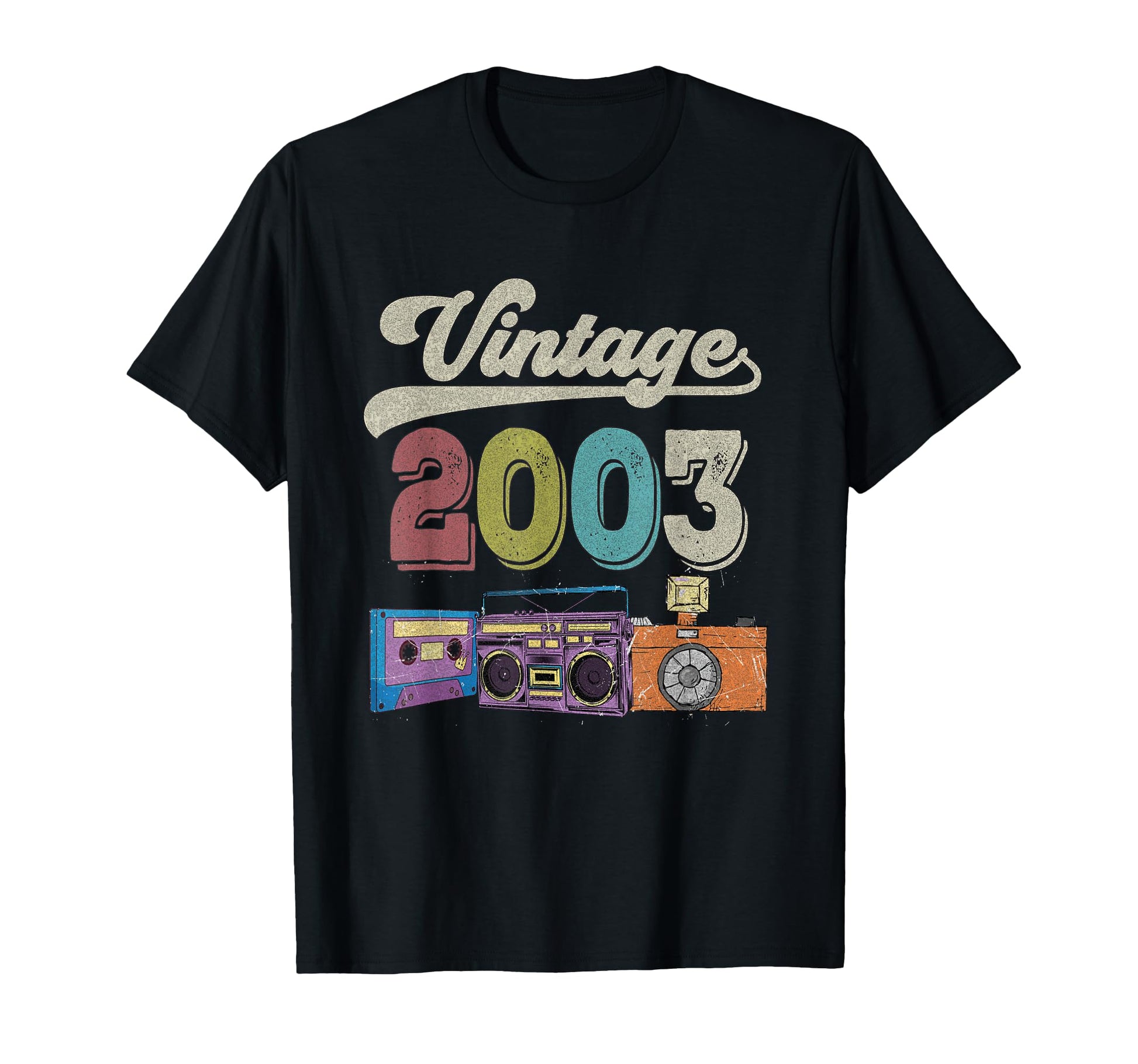 2003 Birthday Funny Old Cassette T-Shirt - Fun Novelty Design for Adults - T-Shirt, Sweatshirt, Hoodie