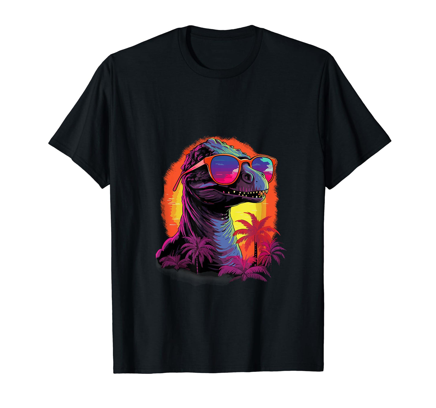 Funny Dinosaur Vaporwave Aesthetic T-Shirt - Unique Graphic Men Women - T-Shirt, Sweatshirt, Hoodie