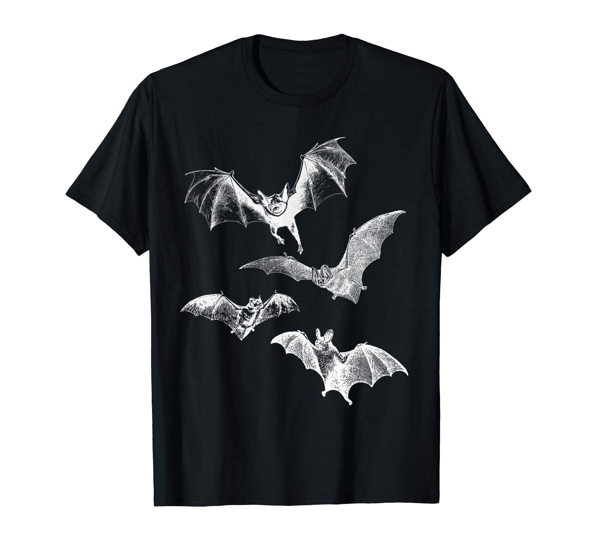 Grunge 90S Flying Bats Novelty T-Shirt - Trendy Graphic Unisex - T-Shirt, Sweatshirt, Hoodie