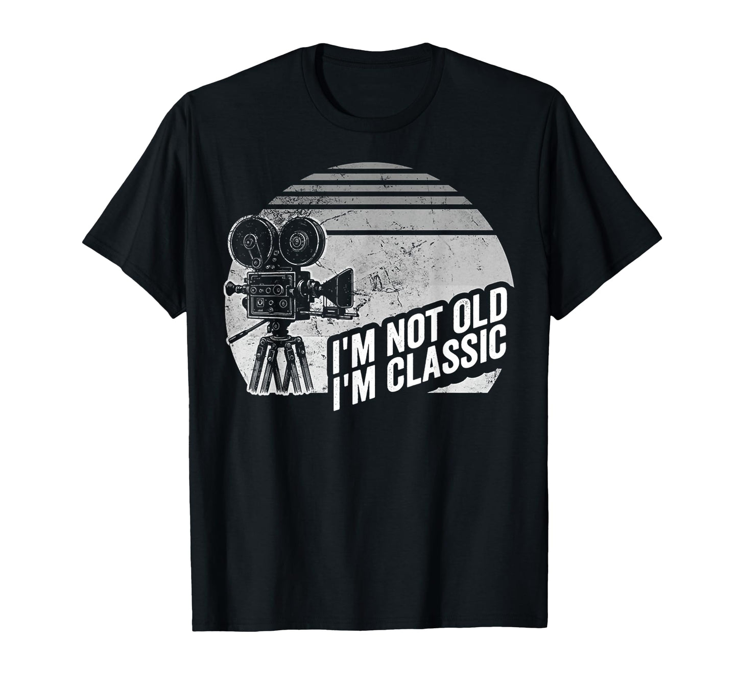 Im Not Old Im Movie Camera T-Shirt - Minimalist Print for Adults - T-Shirt, Sweatshirt, Hoodie