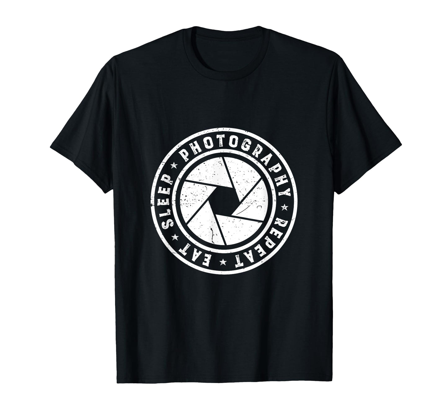 Eat Sleep Photography Repeat Camera T-Shirt - Trendy Graphic for Adults - T-Shirt, Sweatshirt, Hoodie