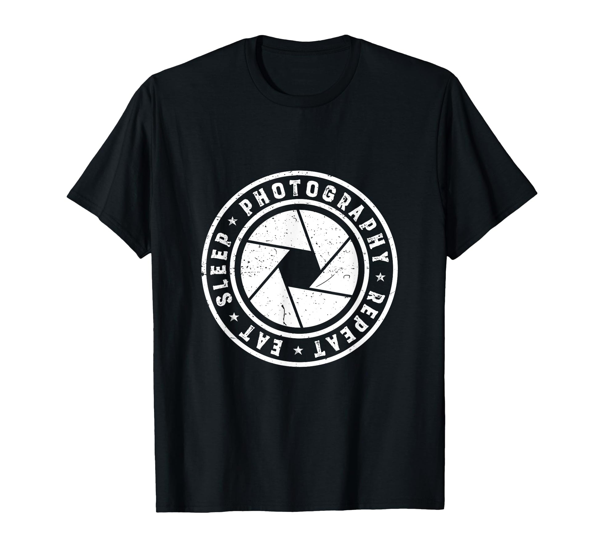 Eat Sleep Photography Repeat Camera T-Shirt - Trendy Graphic for Adults - T-Shirt, Sweatshirt, Hoodie