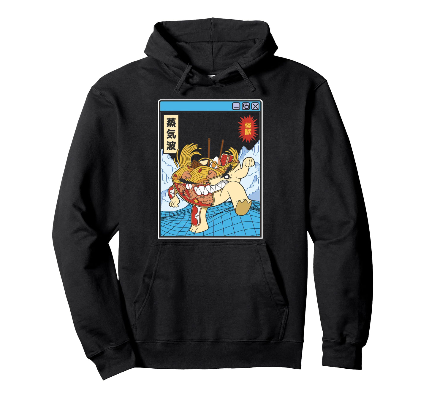 Ramen Noodles X Ray Kawaii Grid Hoodie - Trendy Graphic for Adults - T-Shirt, Sweatshirt, Hoodie