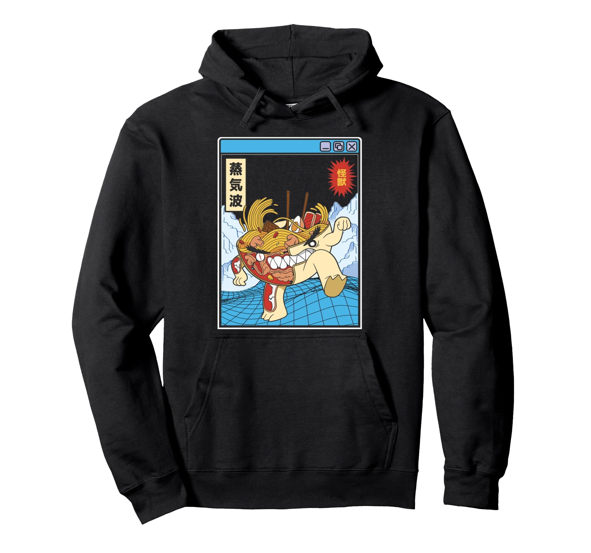 Ramen Noodles X Ray Kawaii Grid Hoodie - Trendy Graphic for Adults - T-Shirt, Sweatshirt, Hoodie