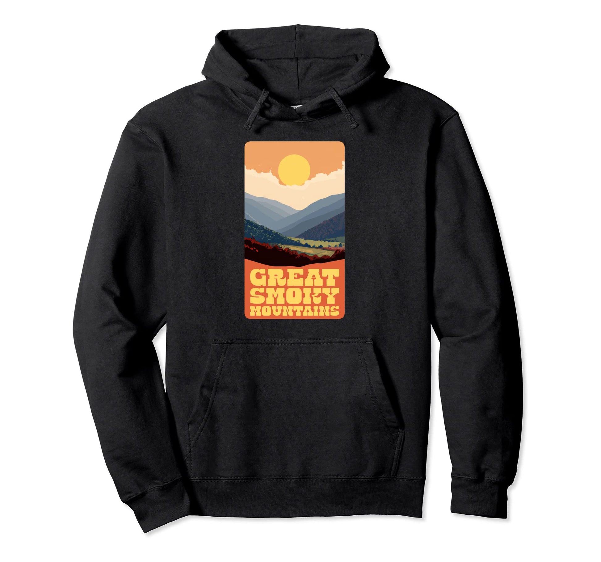 Great Smoky Mountains National Park Wpa Hoodie - Novelty Apparel for Adults - T-Shirt, Sweatshirt, Hoodie
