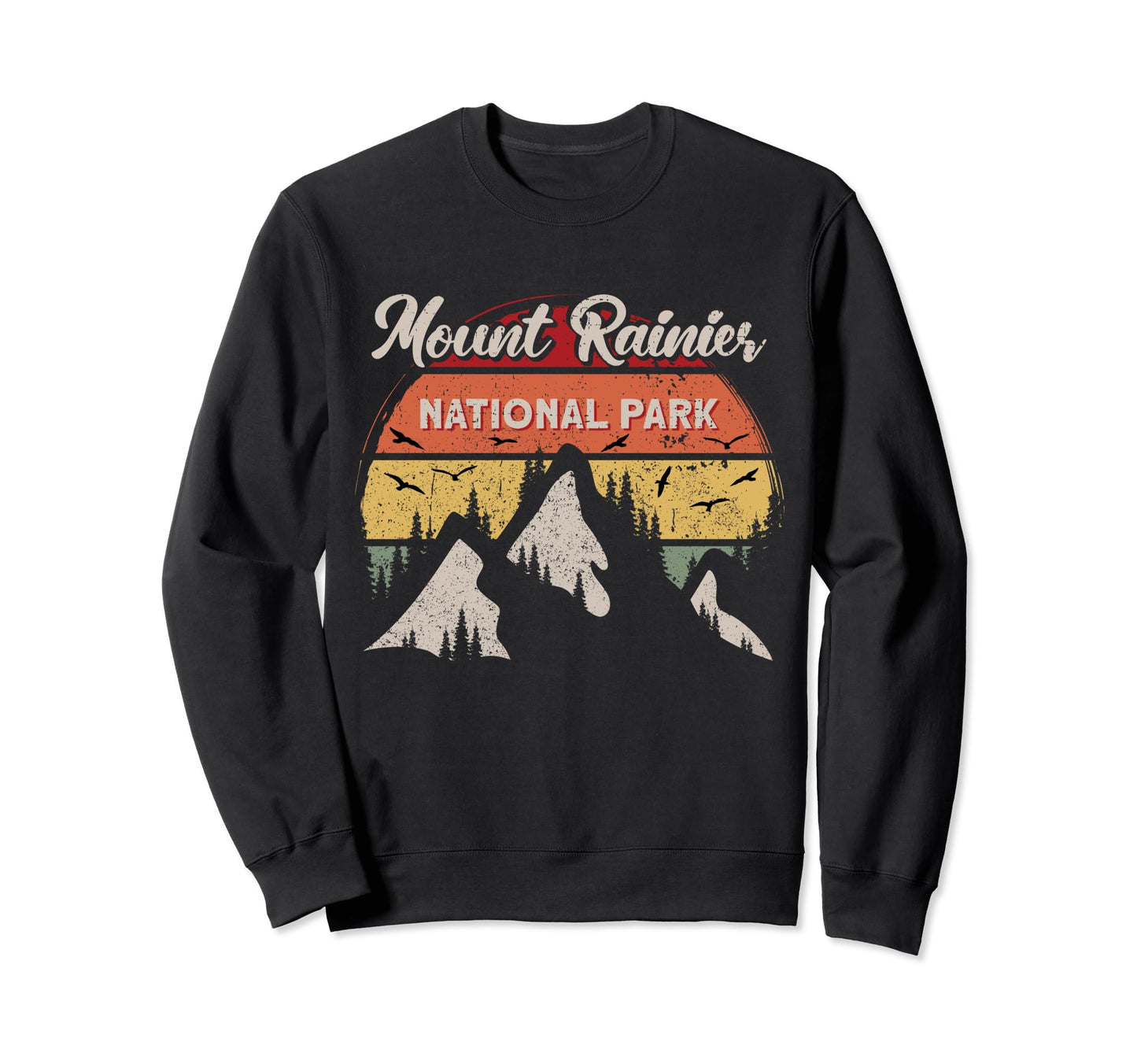 Mount Rainier National Park Us Mount Sweatshirt - Graphic Print for Adults - T-Shirt, Sweatshirt, Hoodie