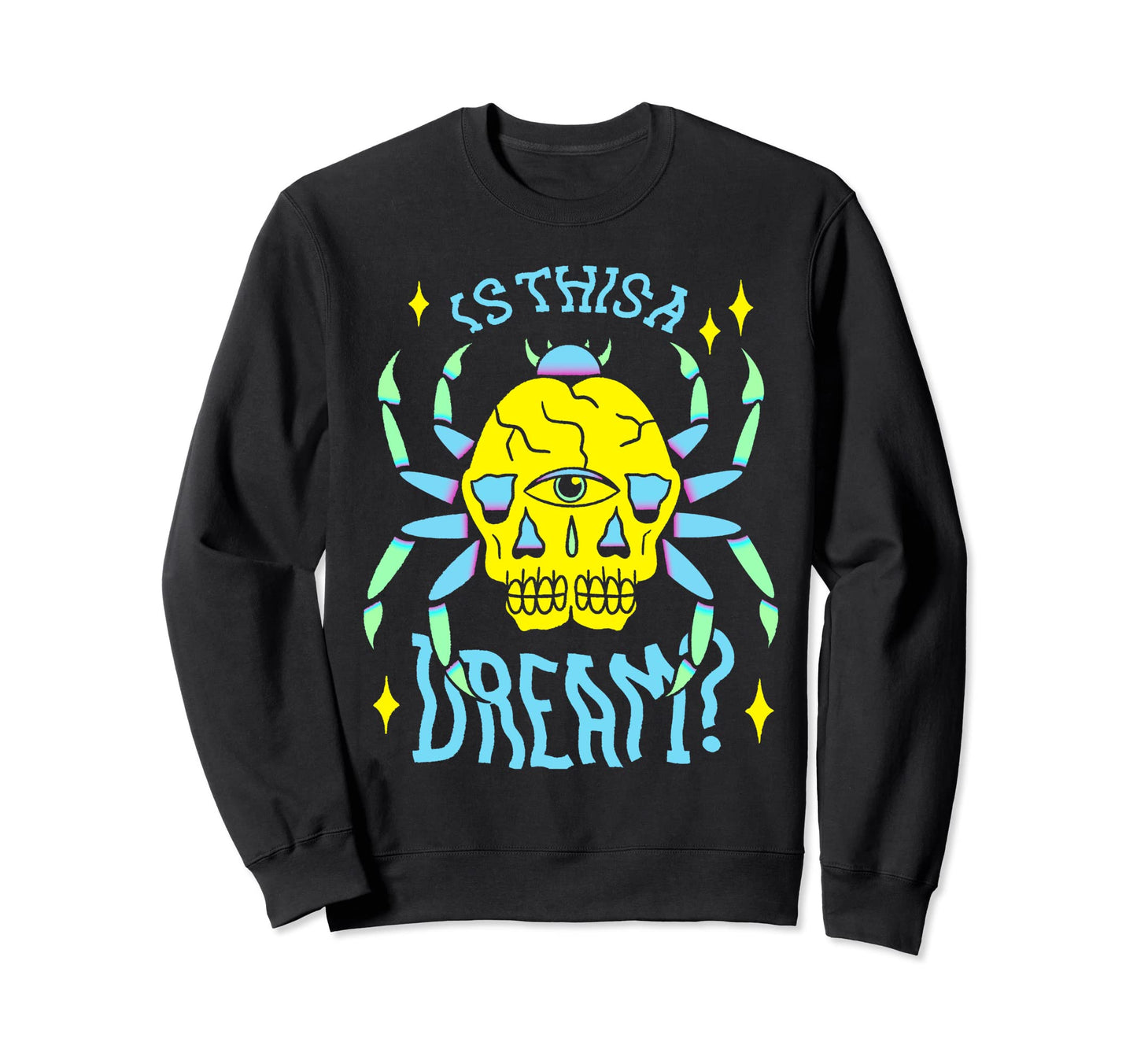 Alternative Aesthetic Goth Trippy Sweatshirt - Graphic Print Unisex - T-Shirt, Sweatshirt, Hoodie