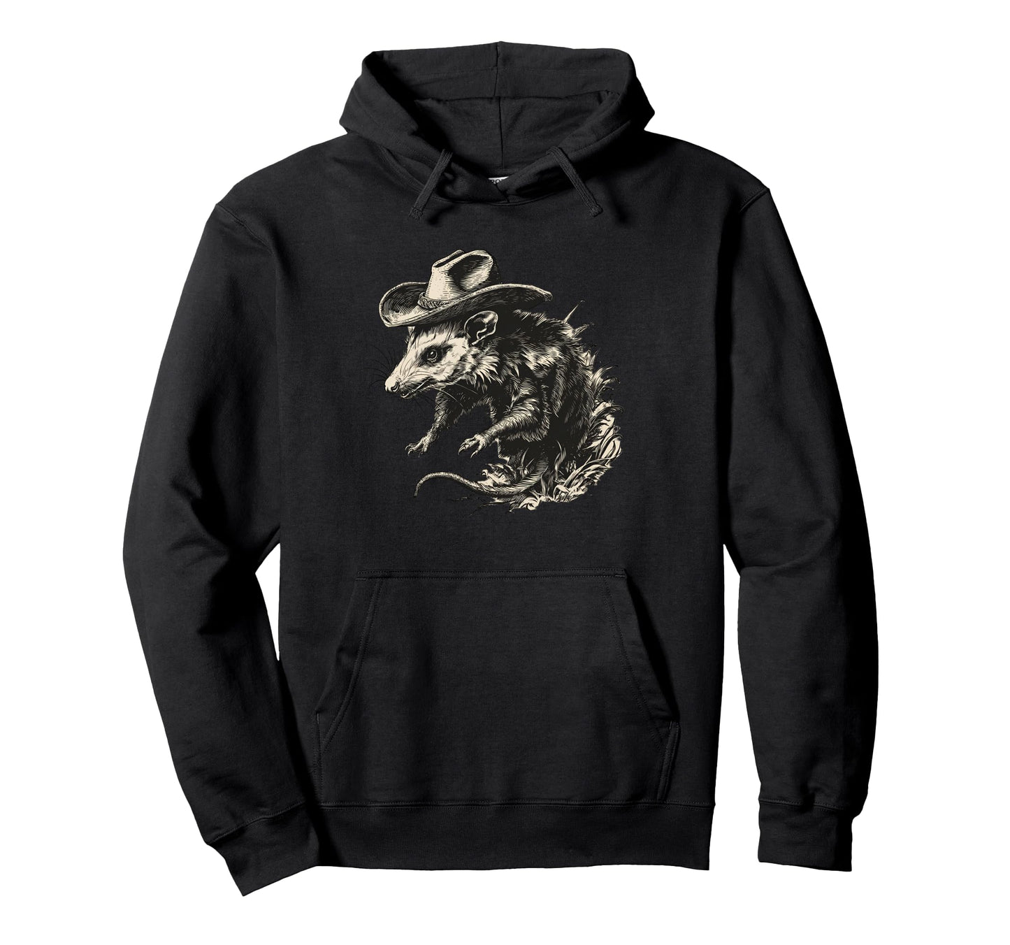 Opossum Cowboy Rodeo Cowgirl Possum Hoodie - Novelty Apparel for Adults - T-Shirt, Sweatshirt, Hoodie