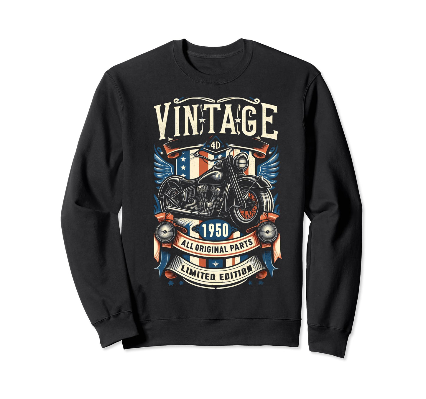 1950 Born 1950 74Th Birthday Sweatshirt - Custom Art Print for Adults - T-Shirt, Sweatshirt, Hoodie