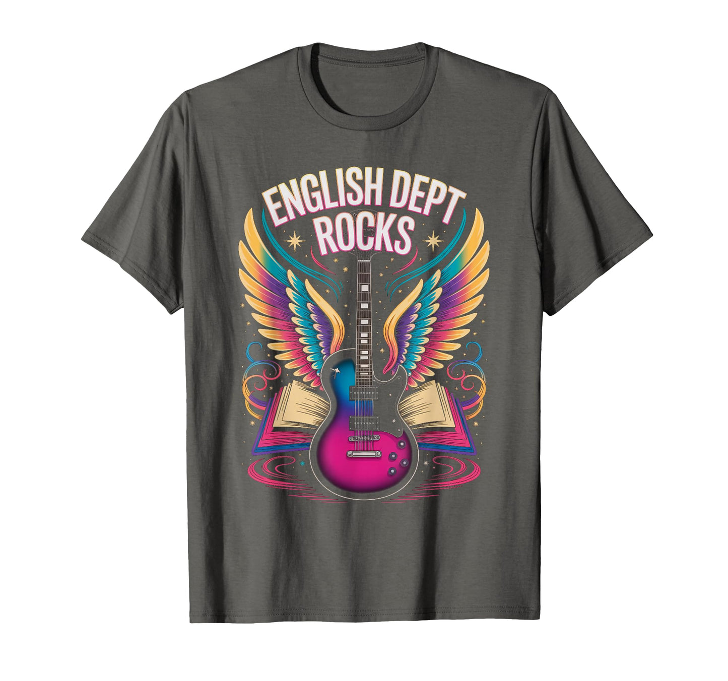 English Dept Rocks Ela Teacher Arts T-Shirt - Graphic Print for Adults - T-Shirt, Sweatshirt, Hoodie