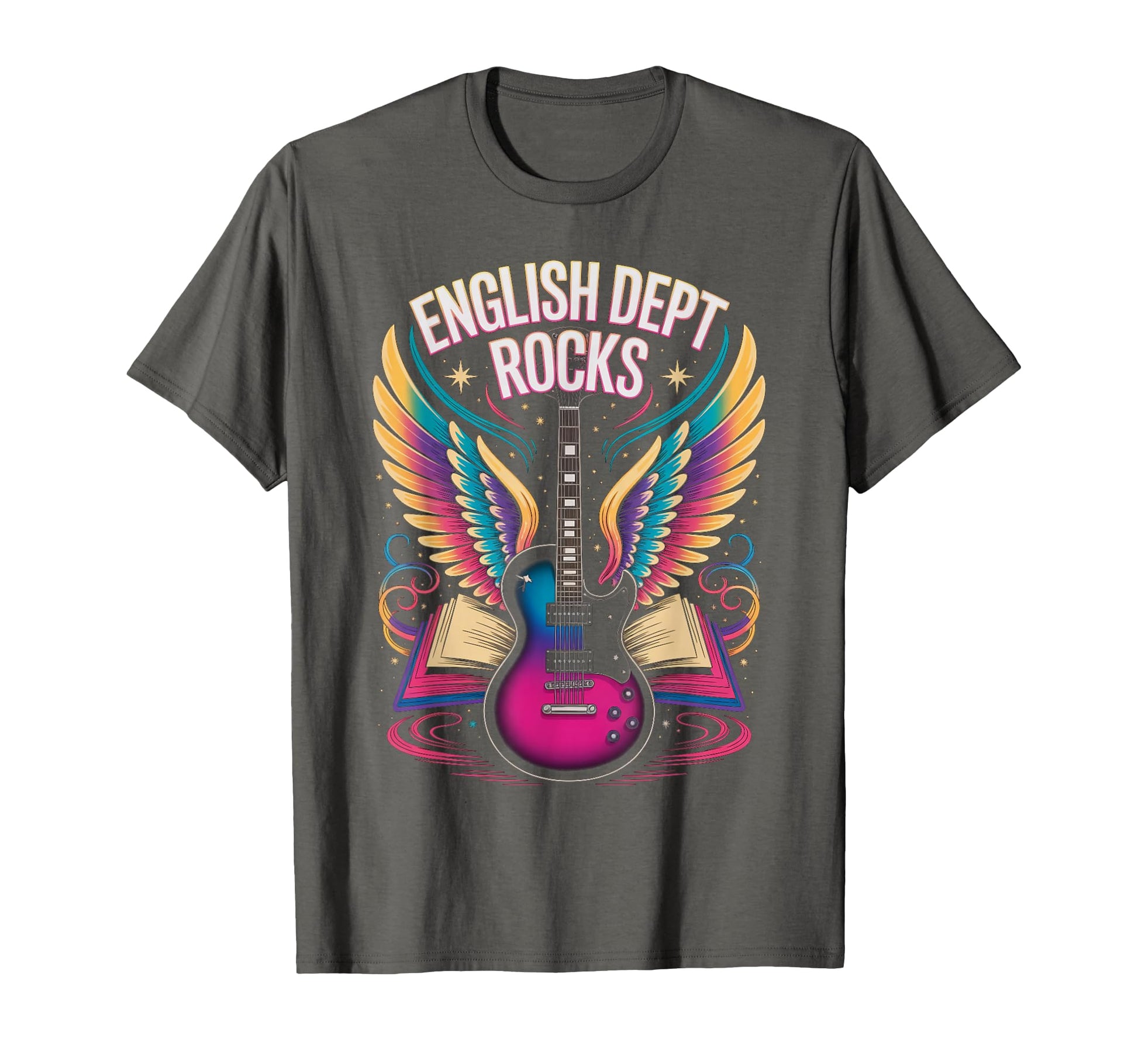 English Dept Rocks Ela Teacher Arts T-Shirt - Graphic Print for Adults - T-Shirt, Sweatshirt, Hoodie