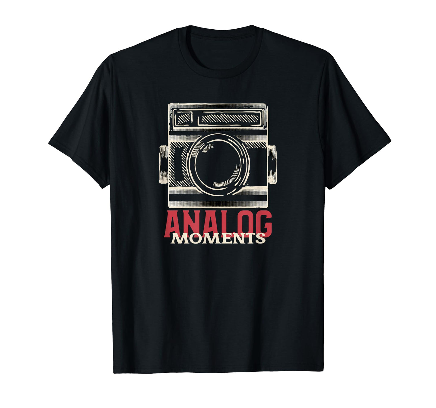 Analog Moments Camera T-Shirt - Fun Novelty Design Unisex - T-Shirt, Sweatshirt, Hoodie