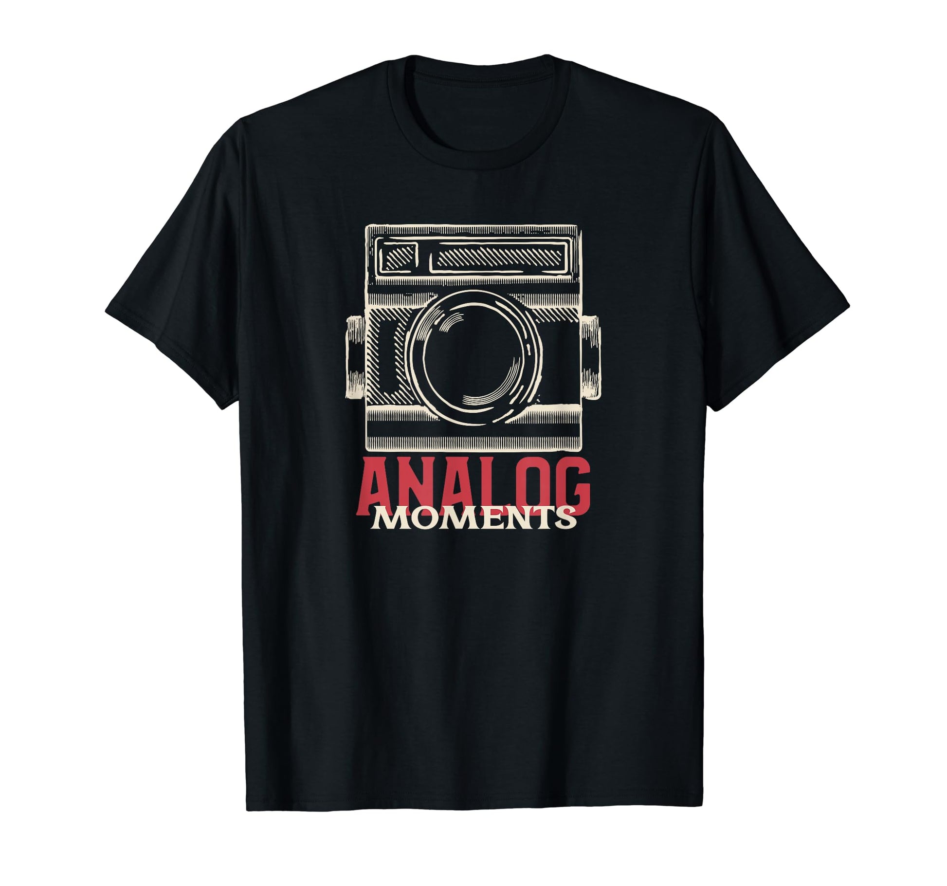 Analog Moments Camera T-Shirt - Fun Novelty Design Unisex - T-Shirt, Sweatshirt, Hoodie