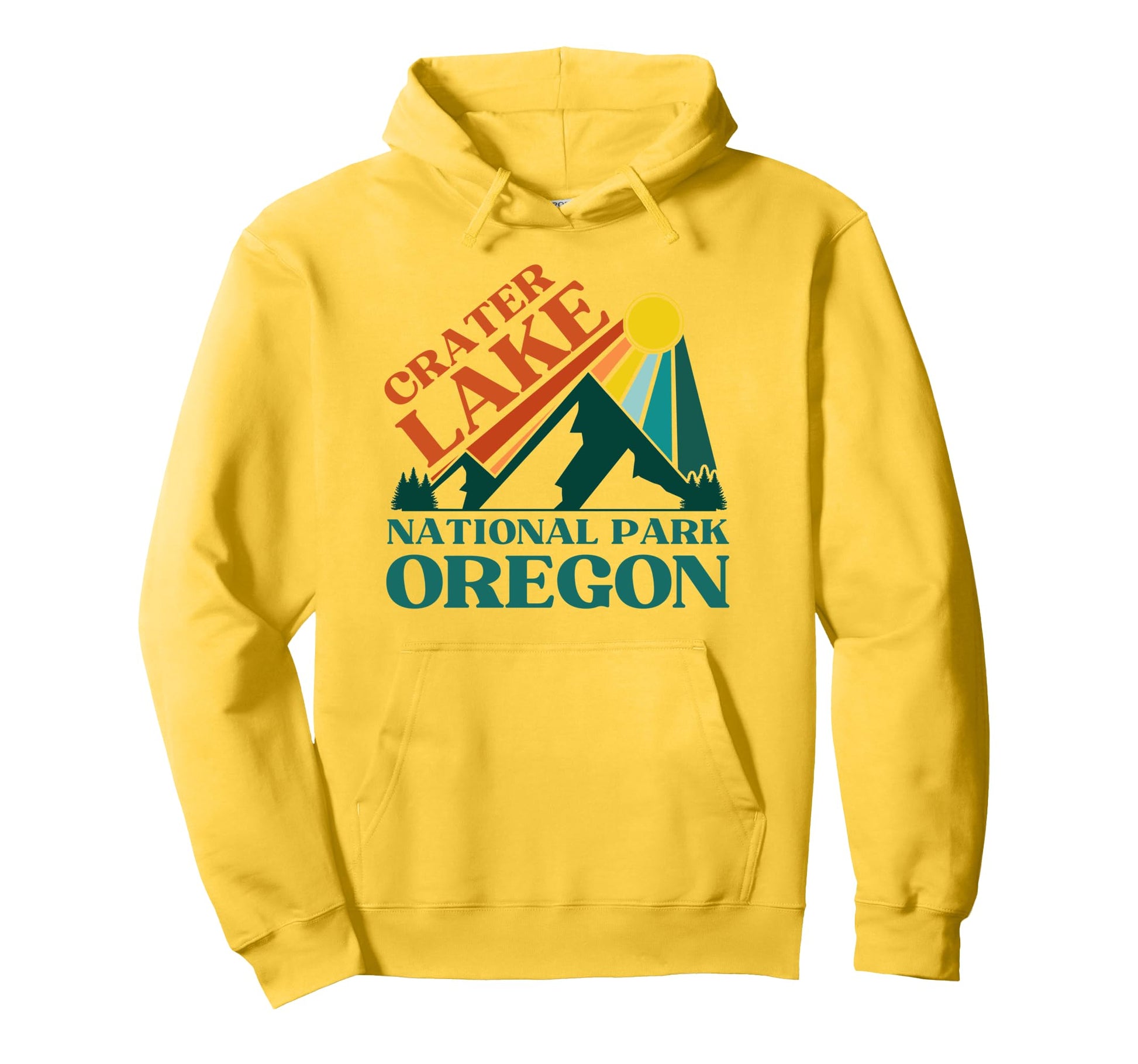 Crater Lake National Park Oregon Usa Hoodie - Minimalist Print for Adults - T-Shirt, Sweatshirt, Hoodie